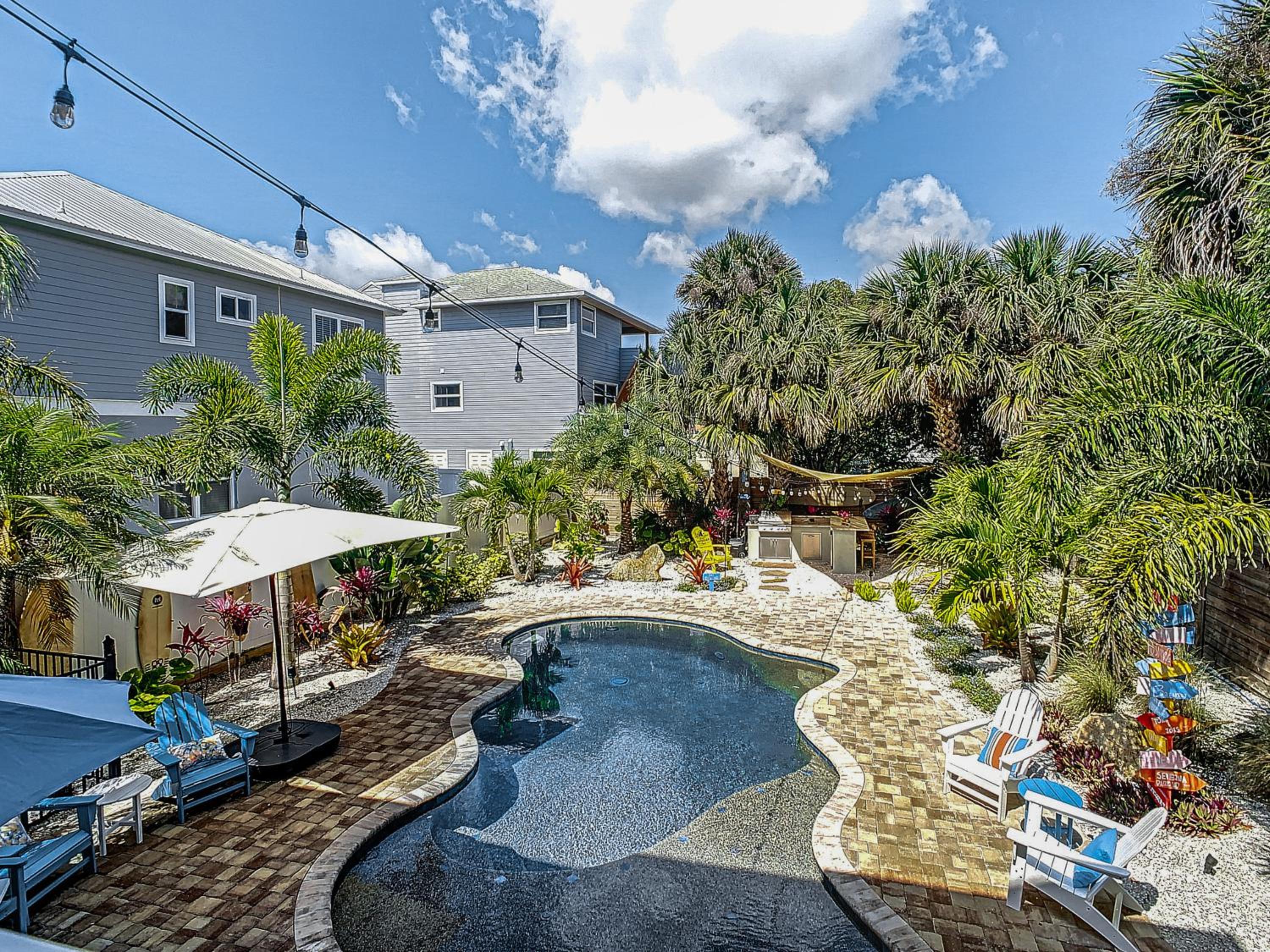 Salt Life Pool Home ~ Ocean Views ~ Walk to Flagler Avenue ~ 604S view 3