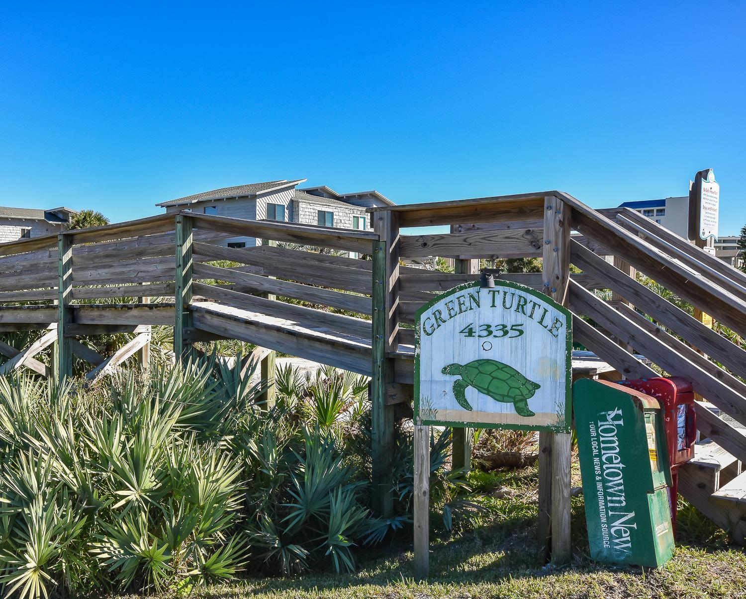 Beach Daze Townhome at Sea Dunes Green Turtle B5 ~ Ocean View next to Pool