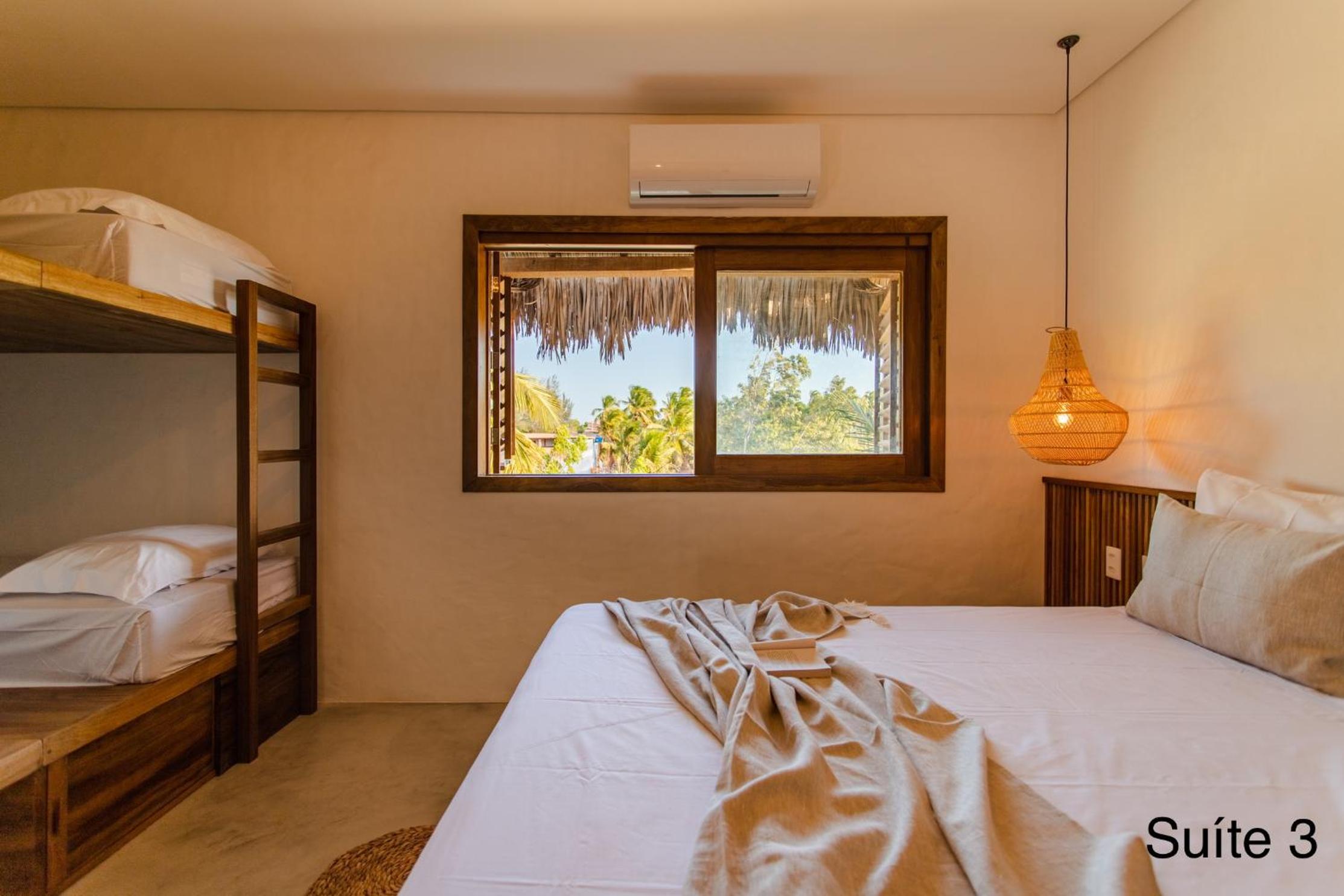 Villa Aura, piscina privativa e rooftop com vista excepcional pro mar, 150m do mar e do Rancho do Kite, Praia do Prea