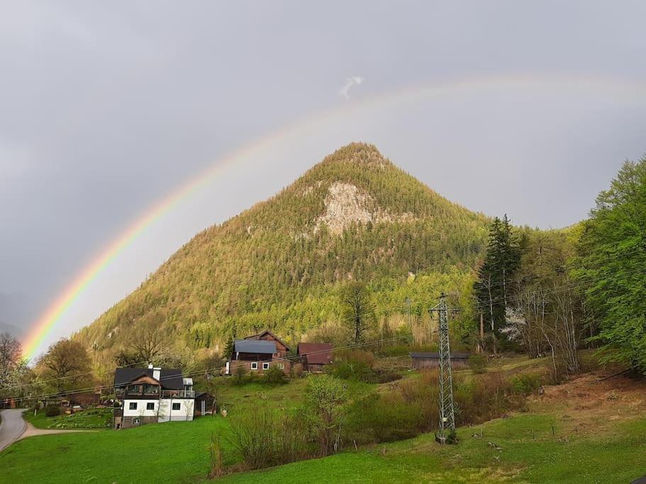S'Rastl direkt mit Bergpanorama