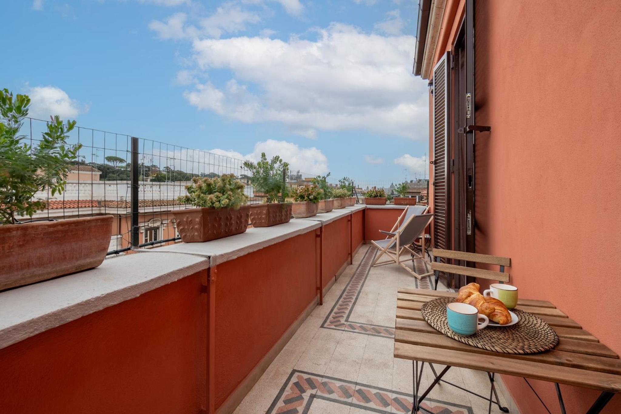 Top View Luxury apartment Piazza del Popolo