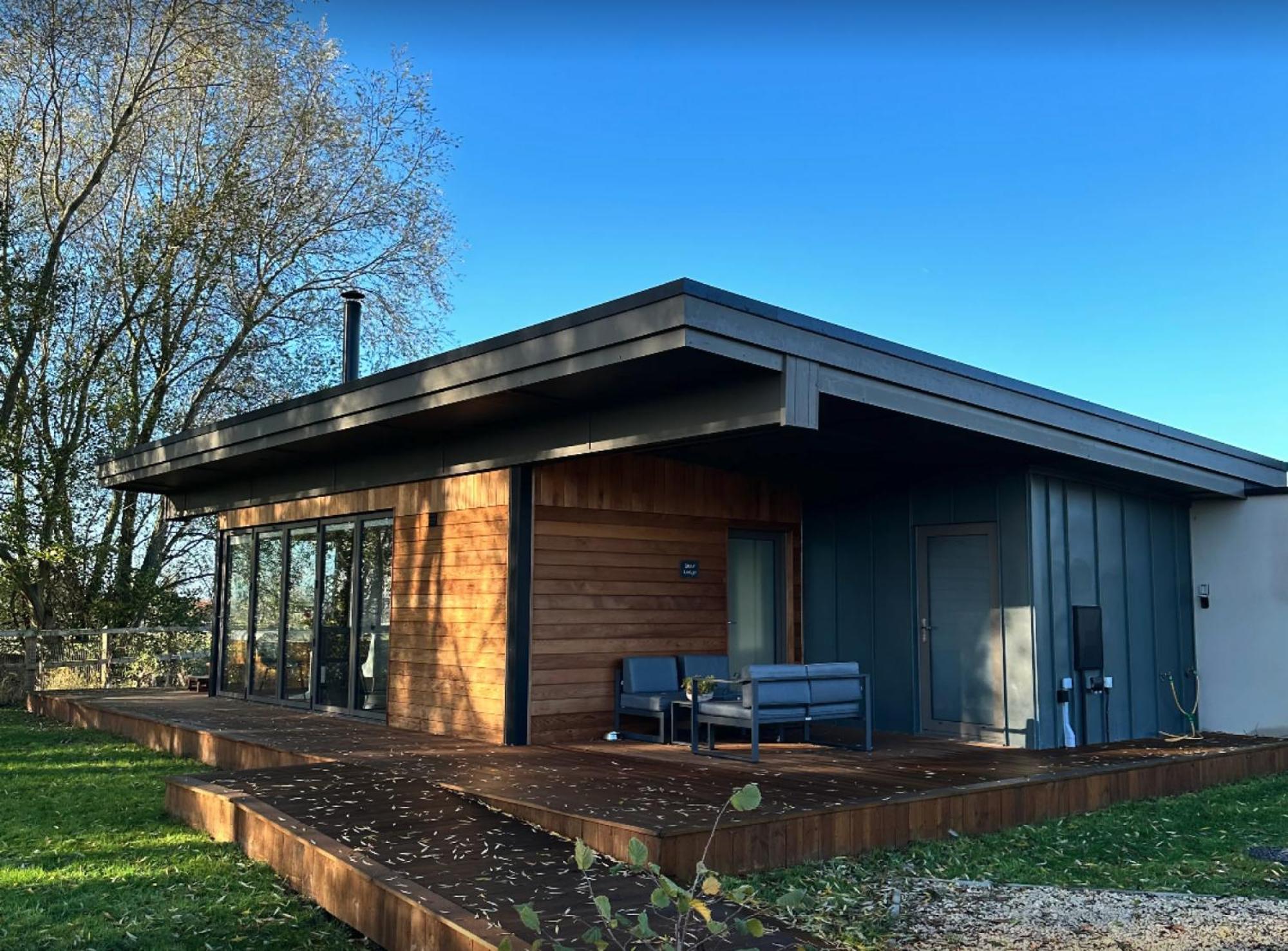 Beautiful "Stour" Eco Lodge with Private Hot Tub view 5
