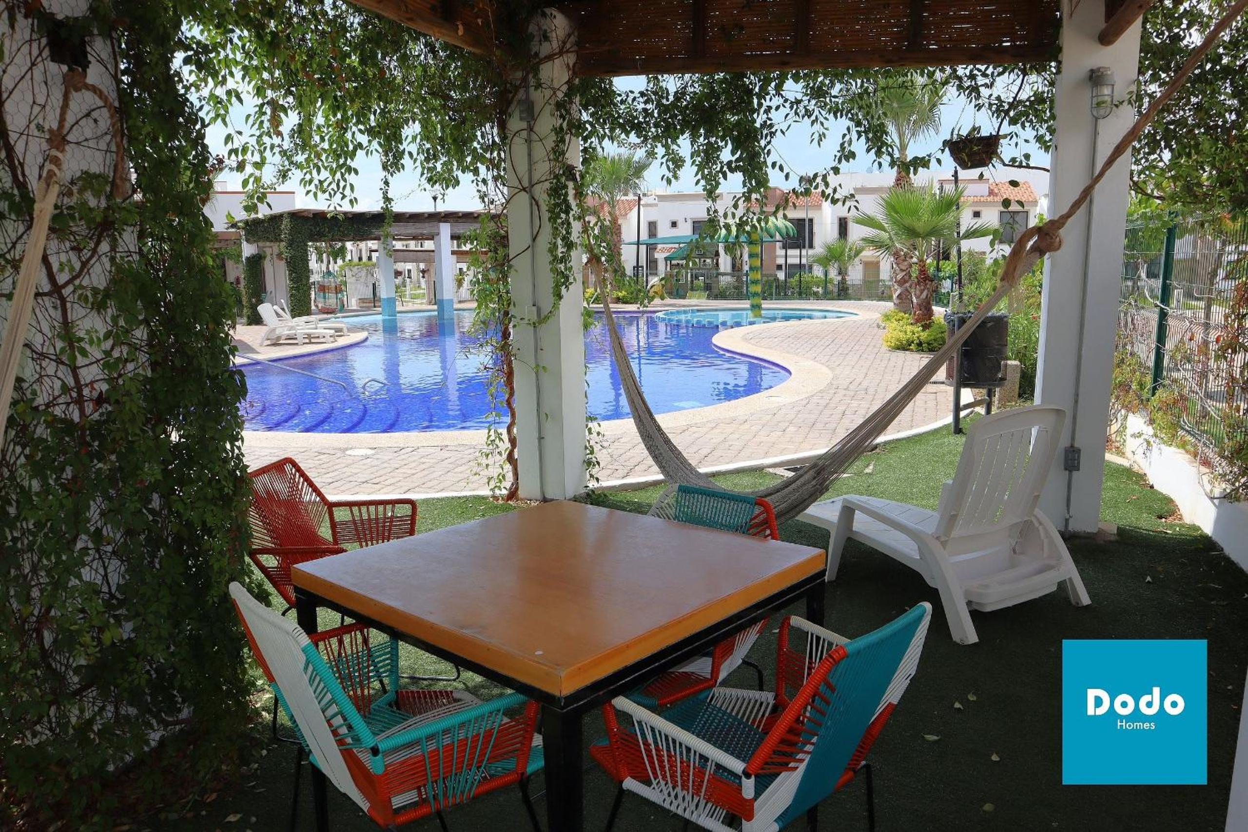 Residencial privado con alberca