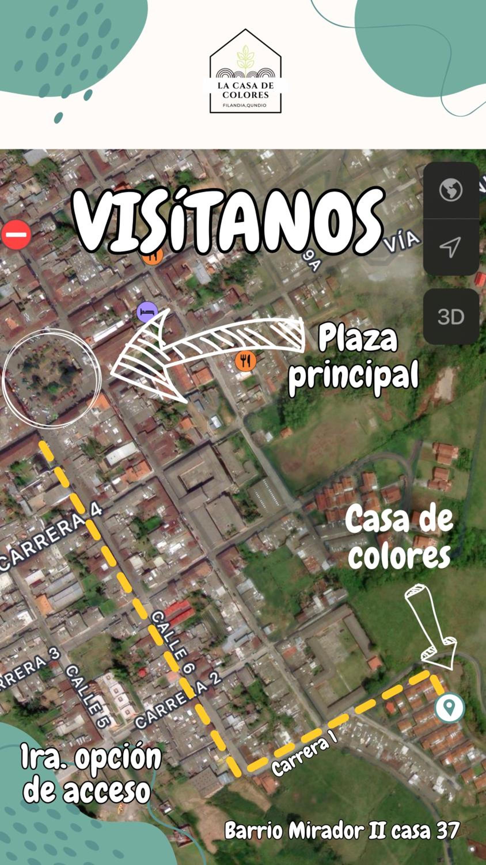 La Casa de colour Filandia, Quindio