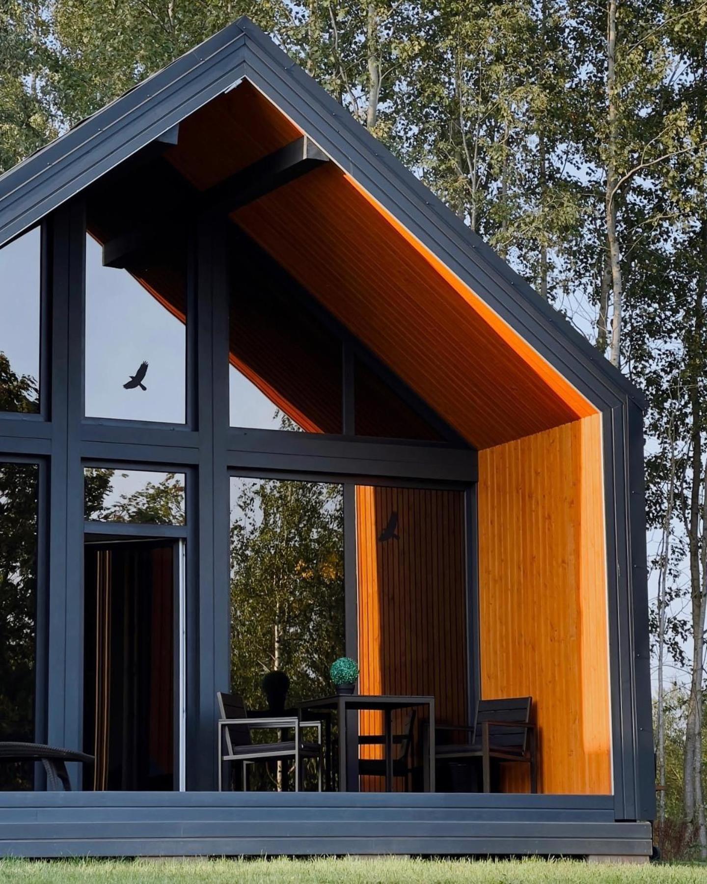 Sniegi design cabin with sauna view 3