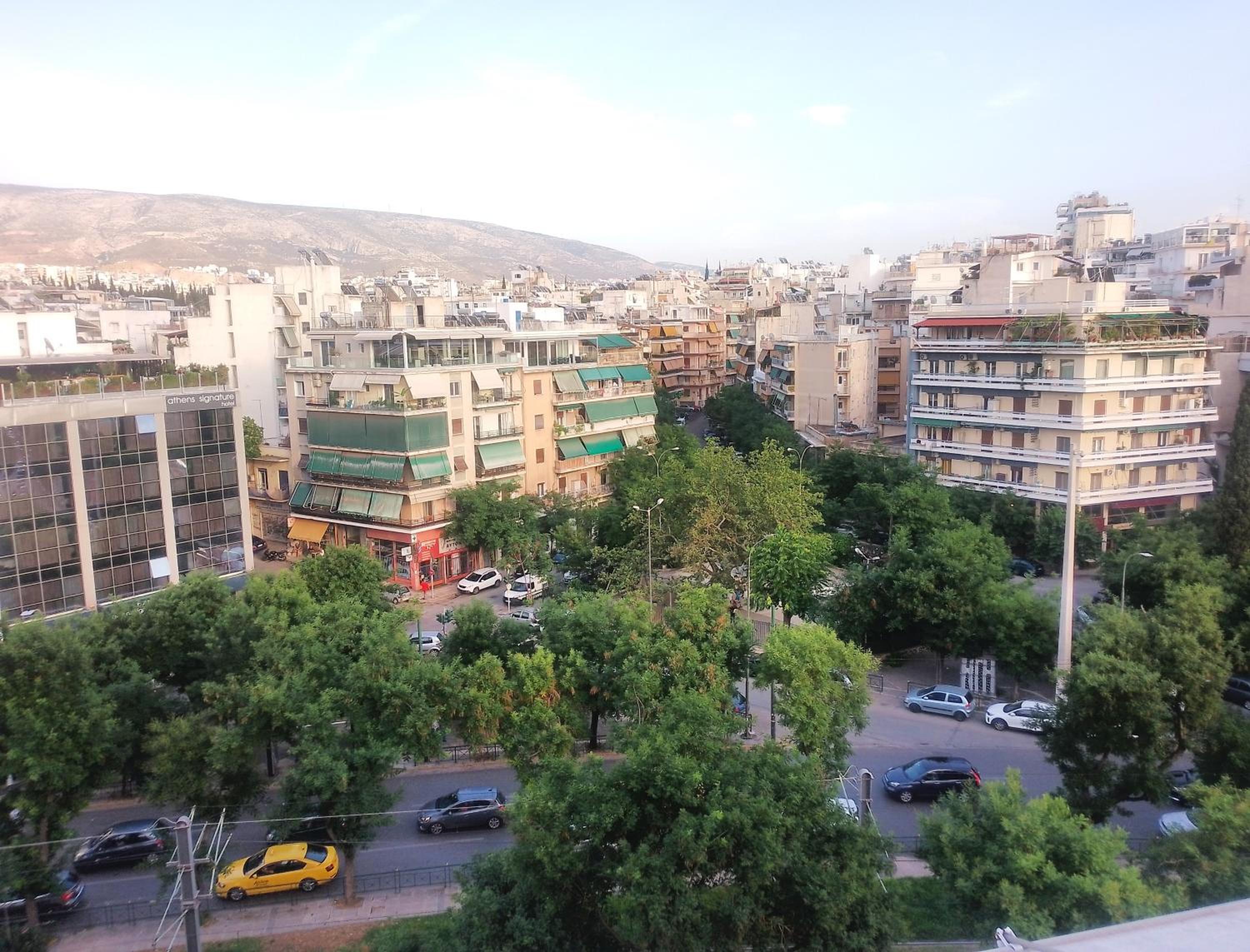 Acropolis studio with breathtaking city view