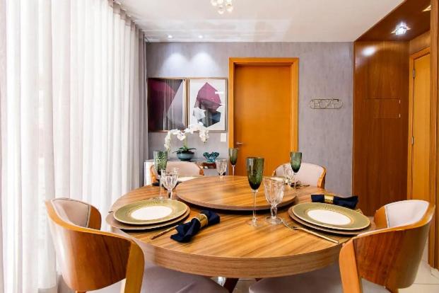 Luxuoso apartamento de 2 suítes dentro do Shopping DF Plaza Águas Claras Brasilia