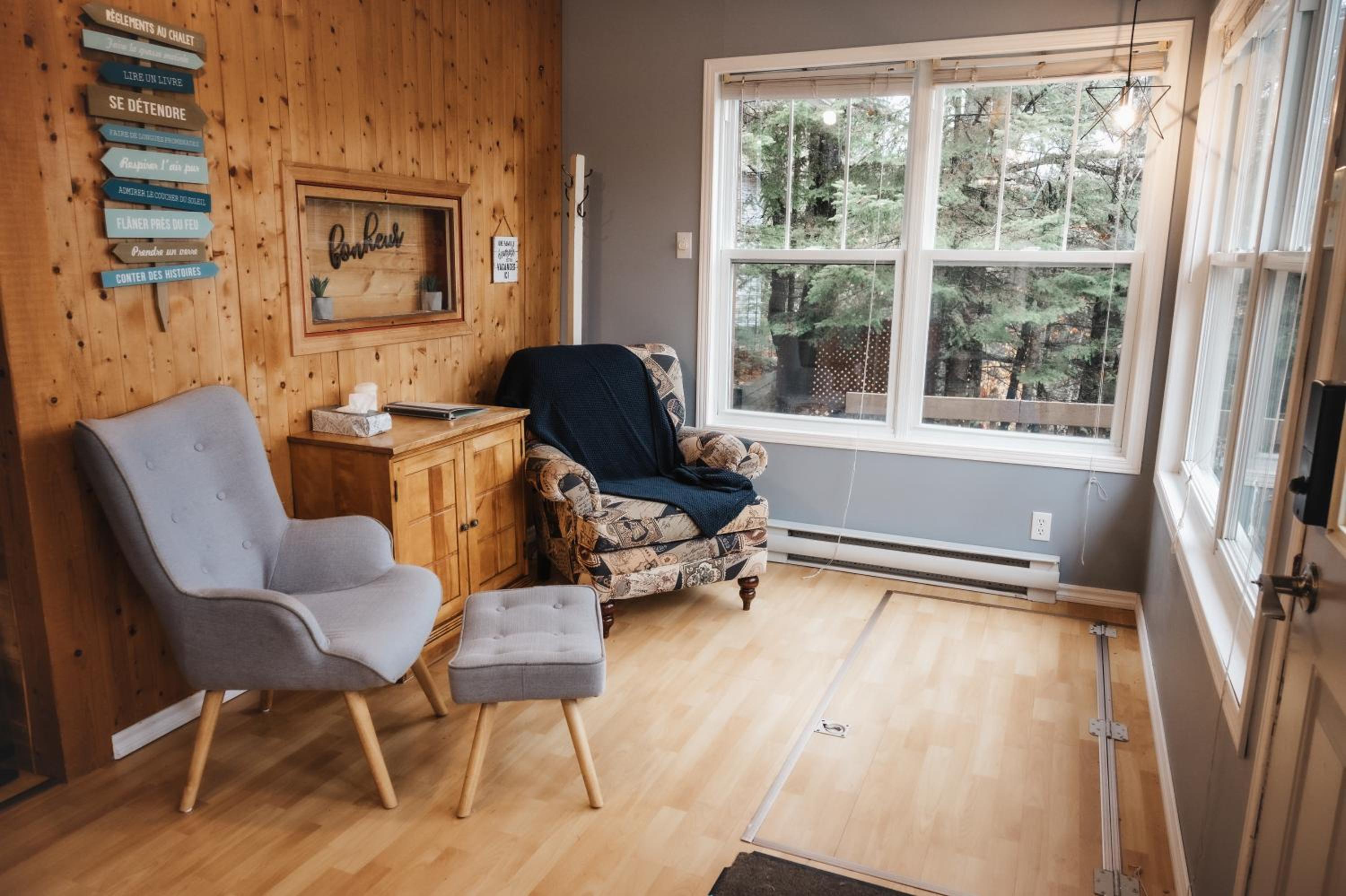 Chalet plein air