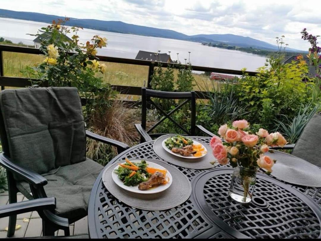 Apartmán s terasou a výhledem na jezero Lipno