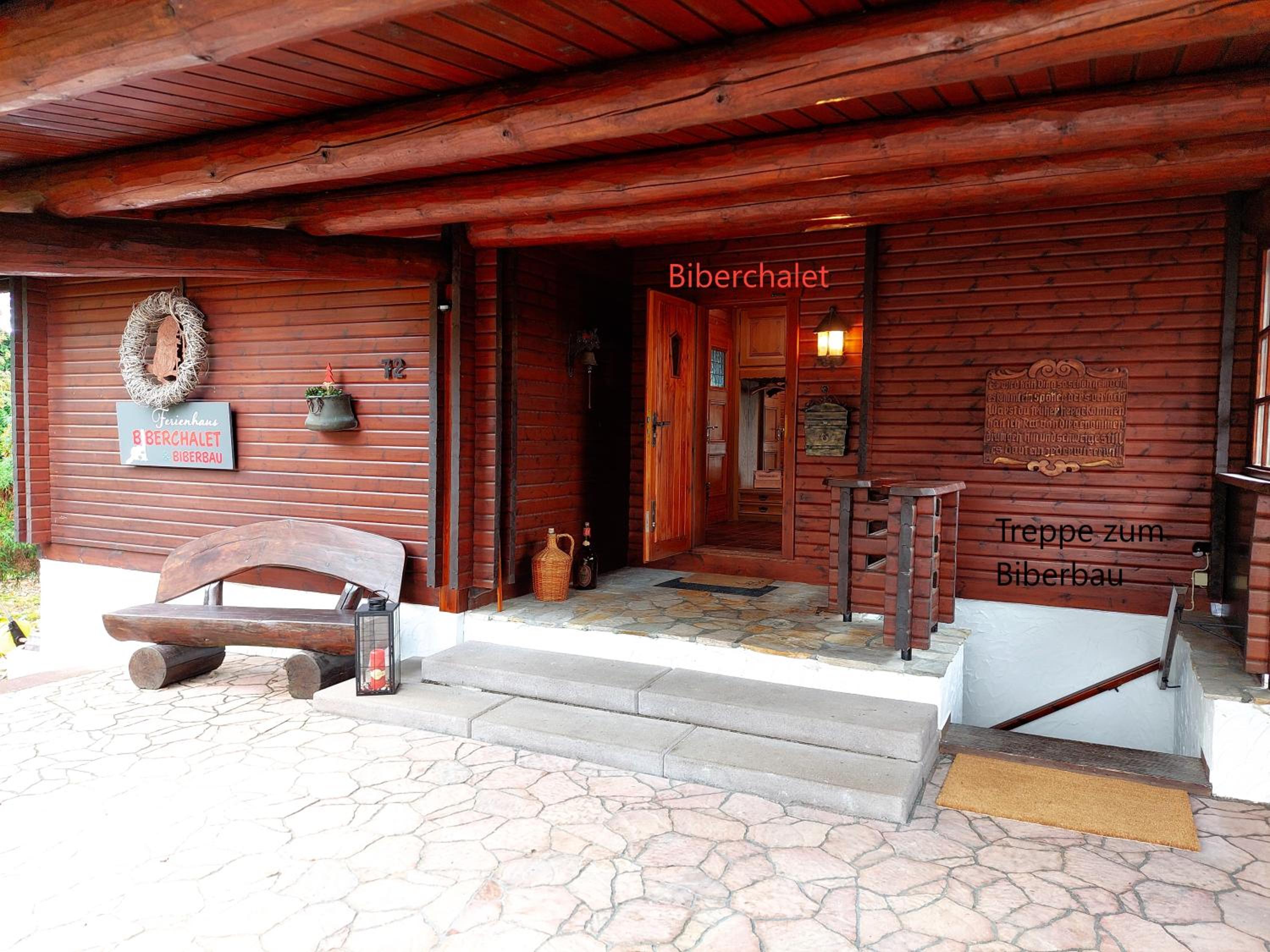 Ferienhaus BIBERCHALET und BIBERBAU