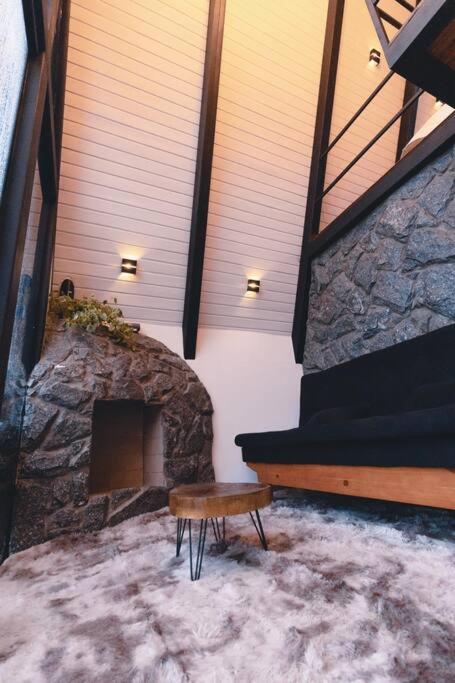 Cabana Raízes: A-Frame com vista para as montanhas