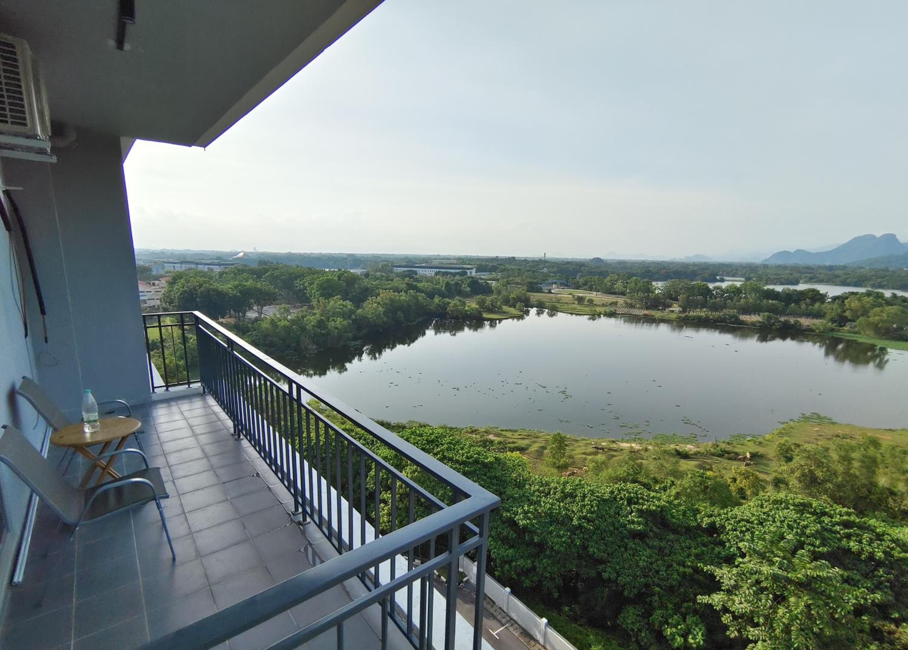 Balcony Forest Lake Mountain view 2