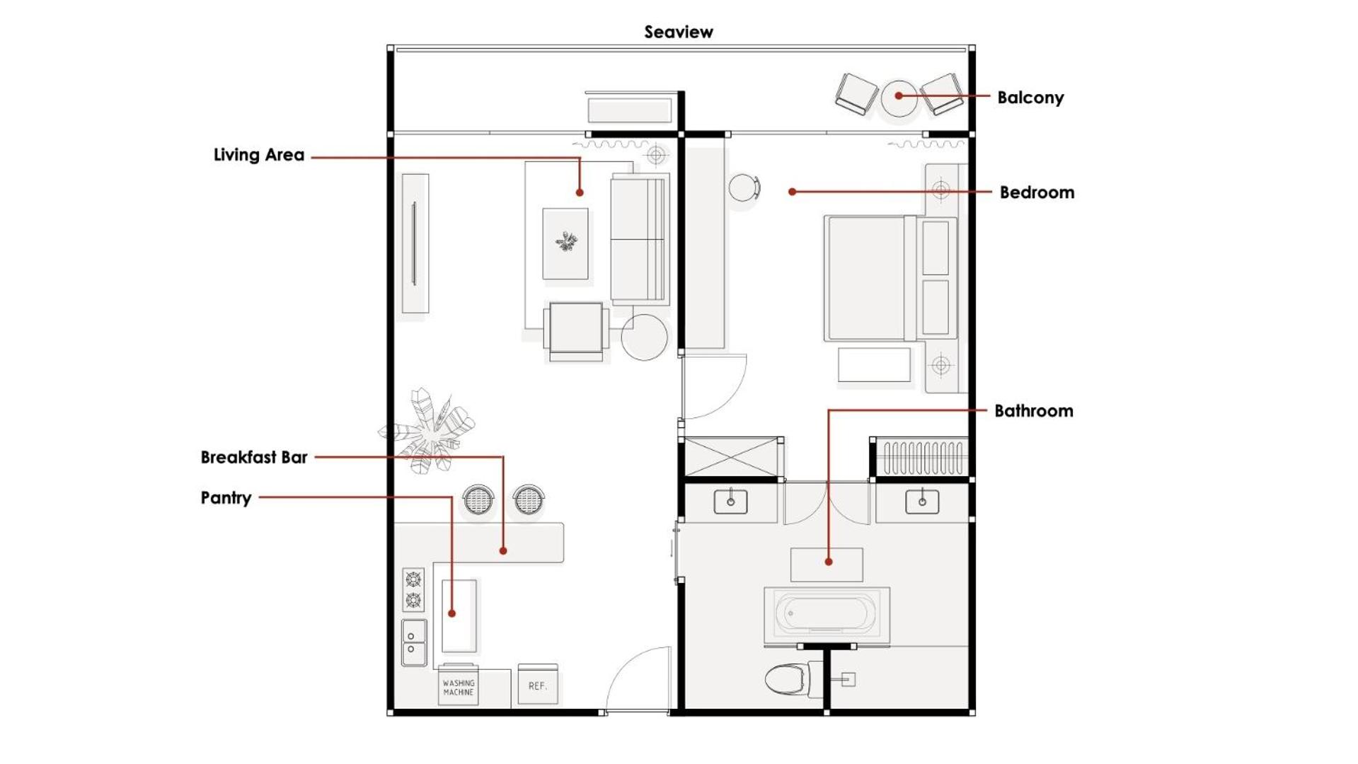Patong - The Unity Seaview & Mountain Residence