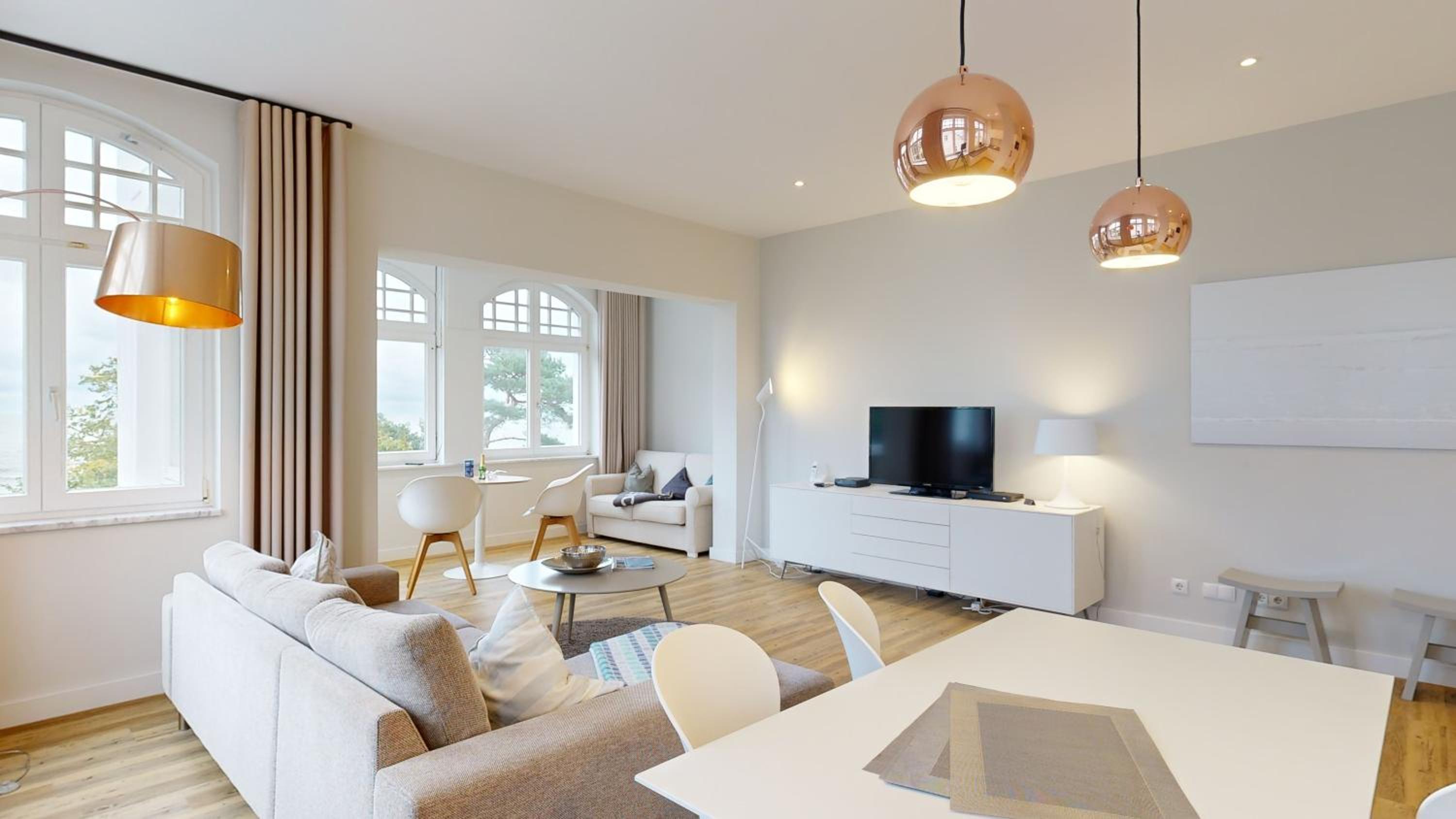 FeWo direkt am Strand mit Meerblick, Villa Sirene, Binz