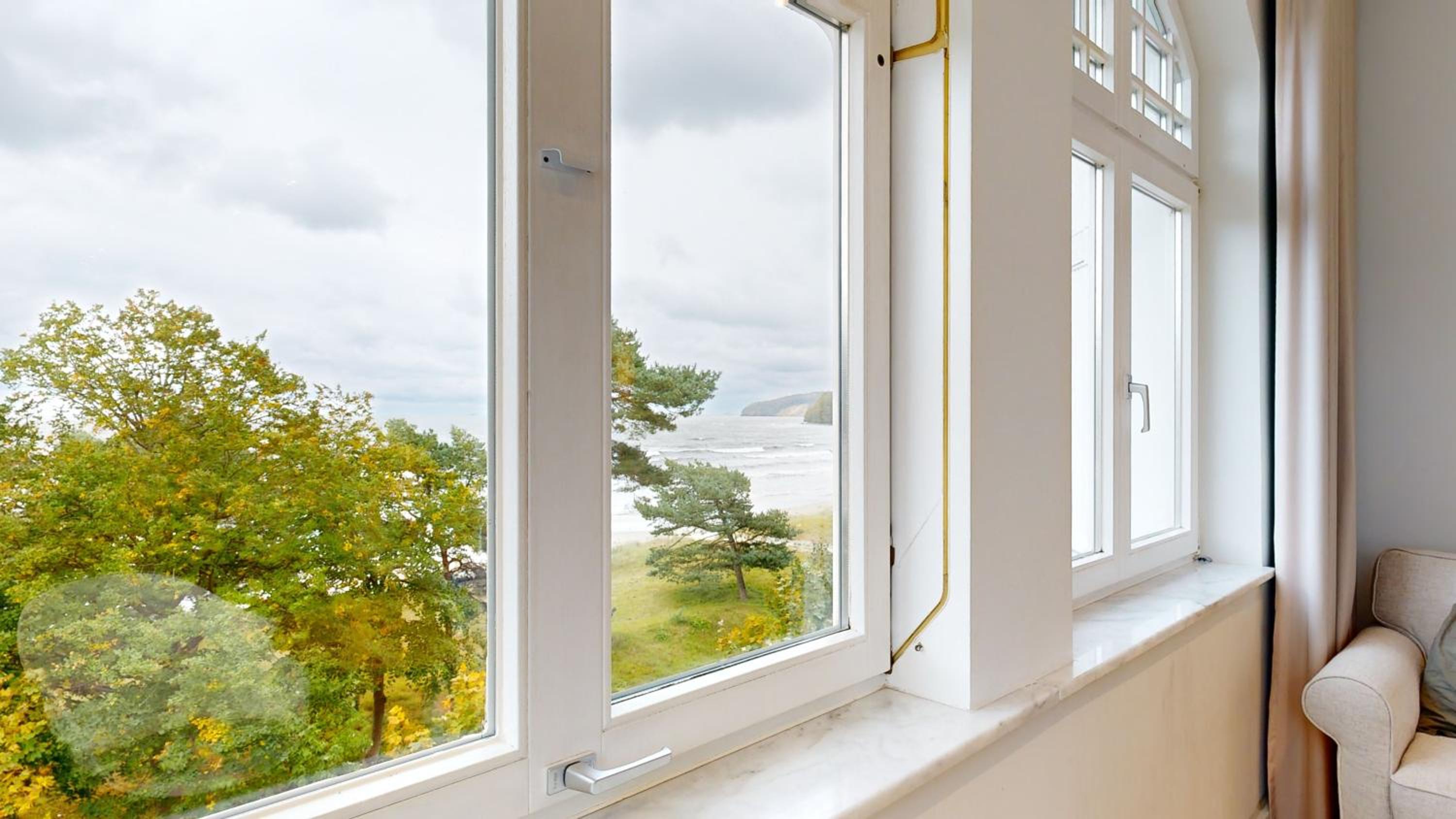 FeWo direkt am Strand mit Meerblick, Villa Sirene, Binz
