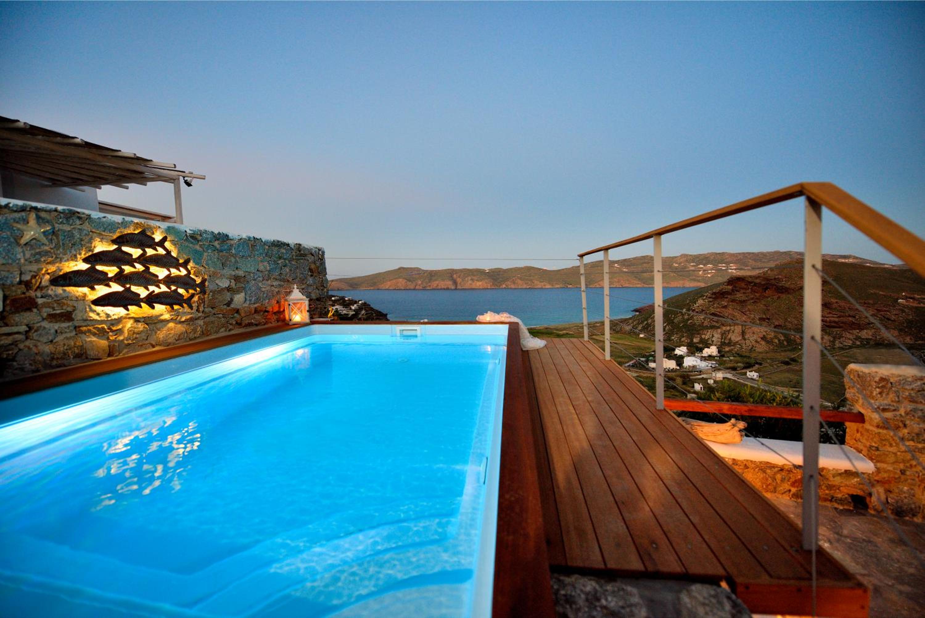 Villa Princess 6 private with Pool Panormos Beach photo 2