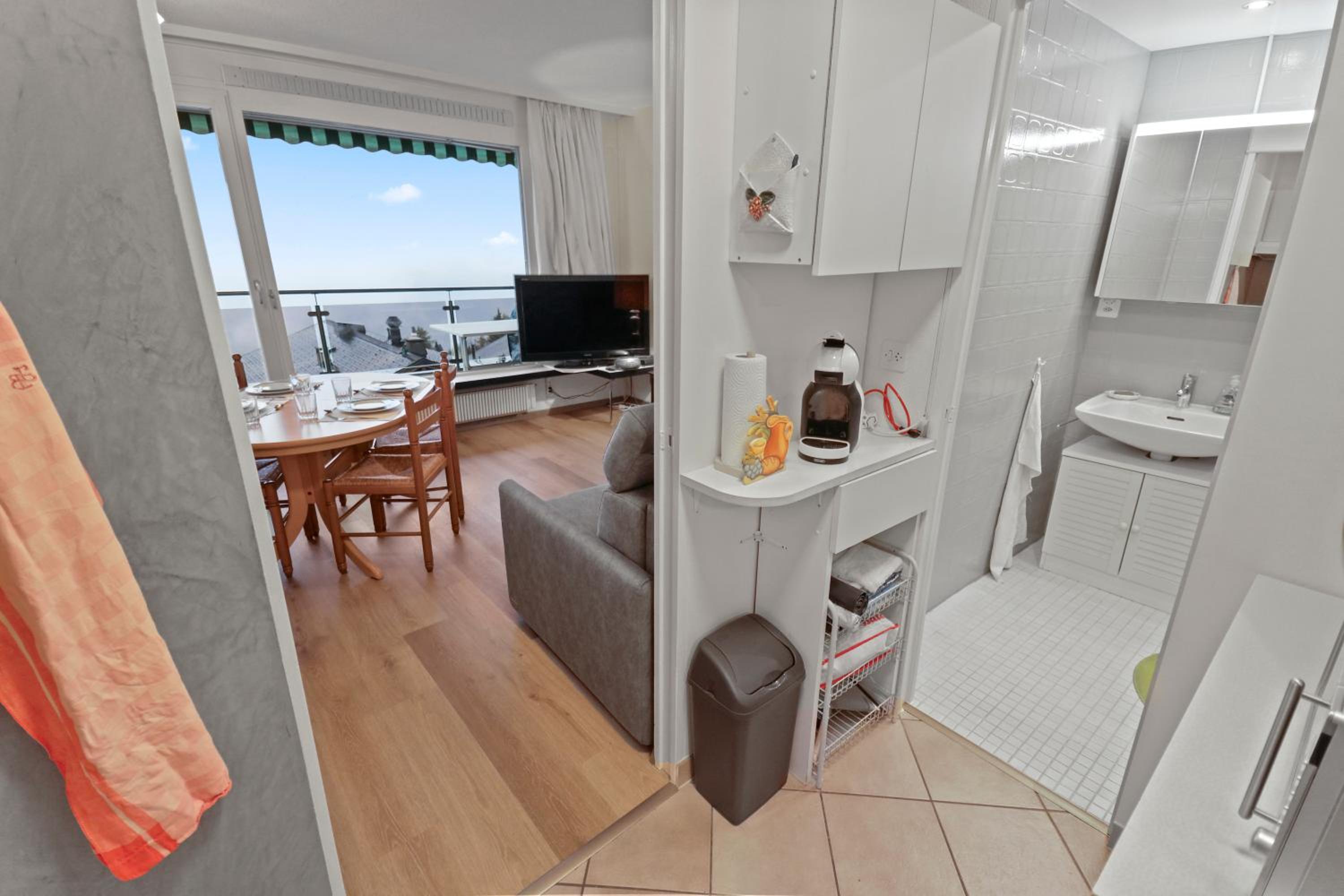 Logement avec vue époustouflante sur les montagnes