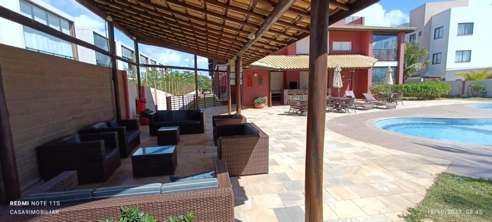 Lindo apto em Itacimirim vista mar pe na areia