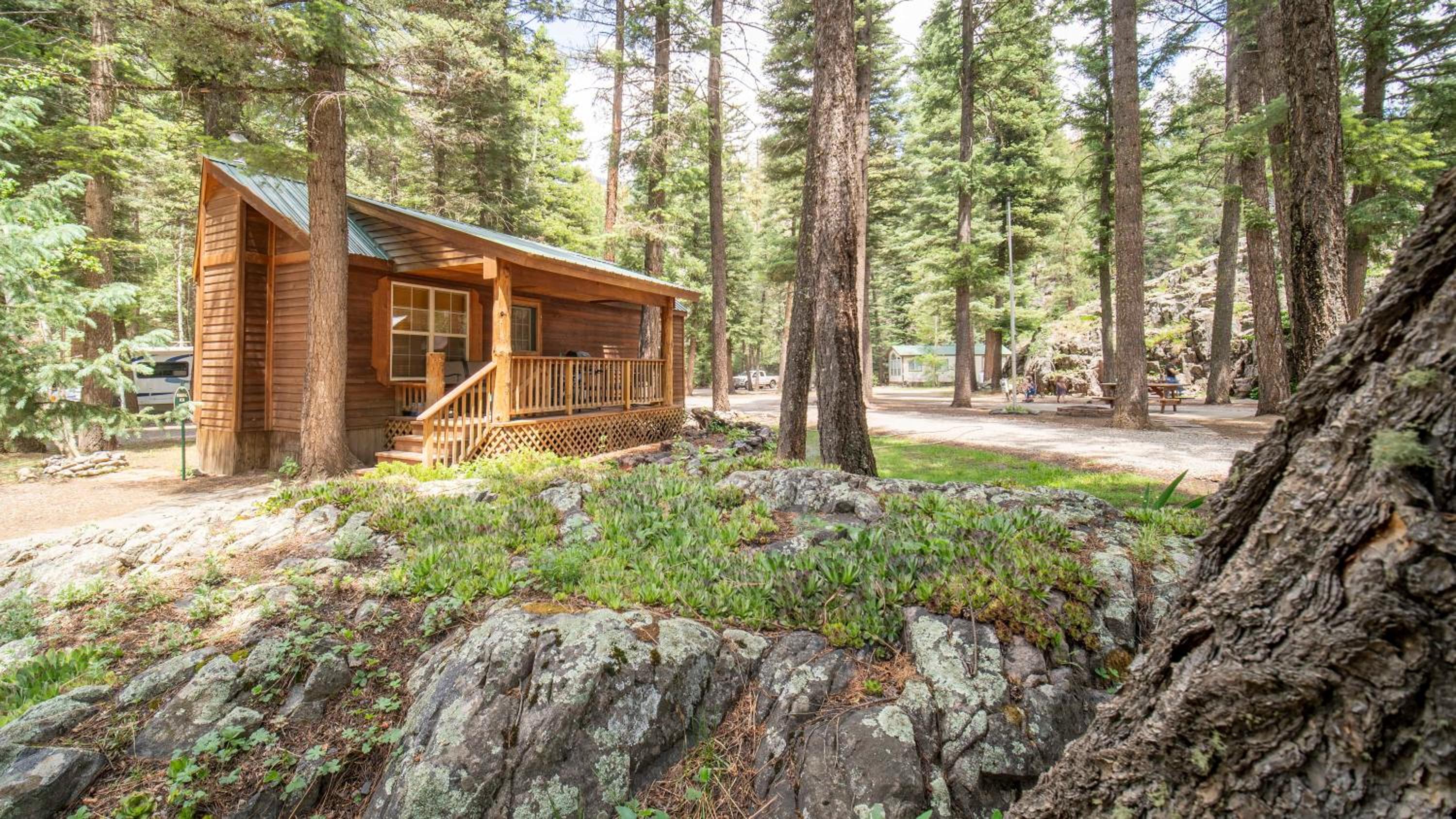 The Iris Cabin #1 at Blue Spruce RV Park & Cabins view 2