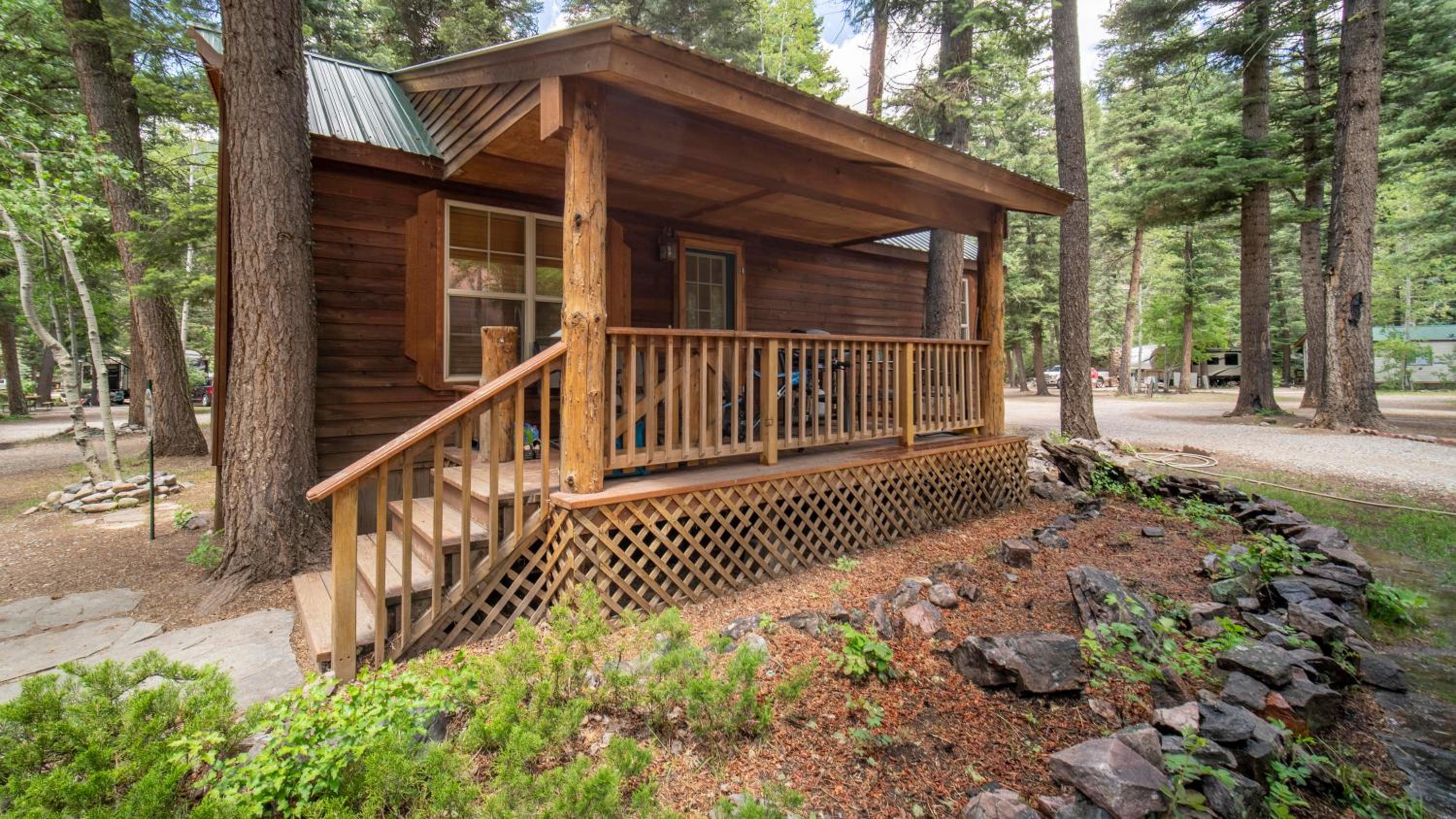The Iris Cabin #1 at Blue Spruce RV Park & Cabins view 3