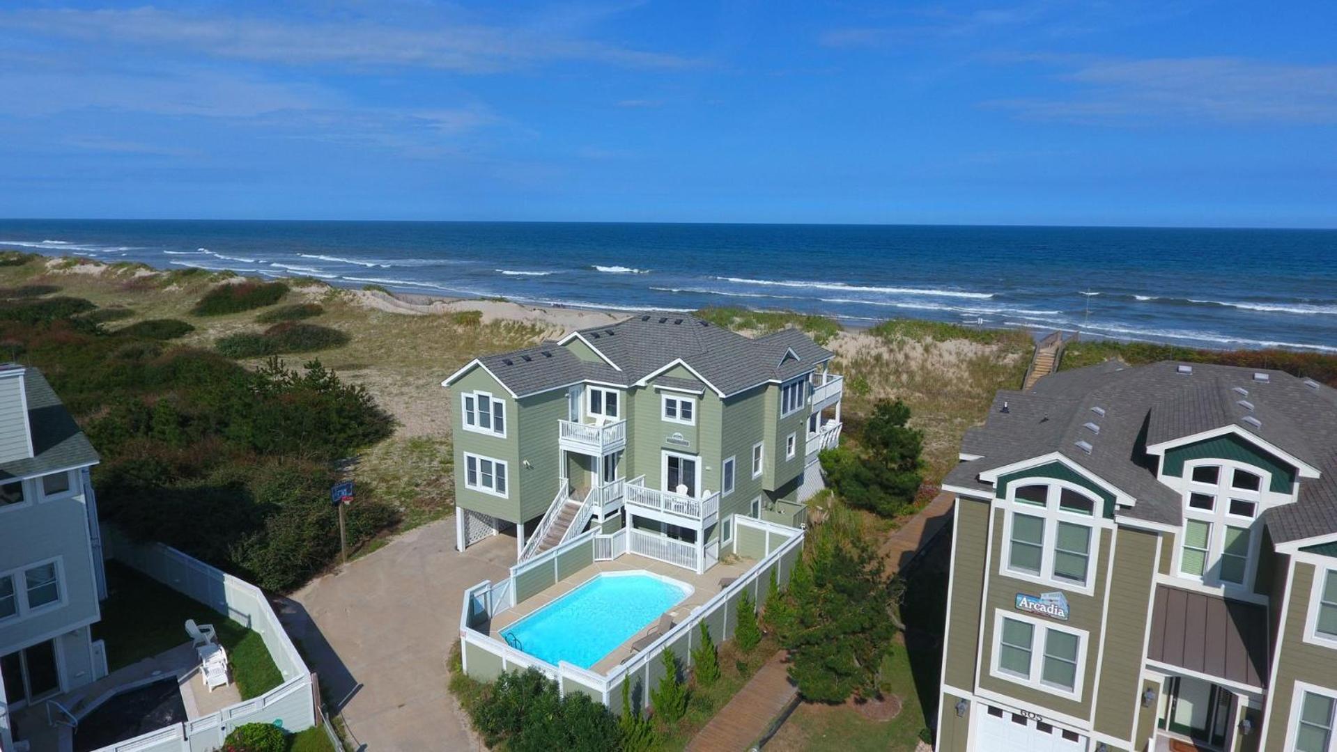 OCEANFRONT, Ocean Views, Prv Pool, H Tub, OS2F, Sand Crab view 2