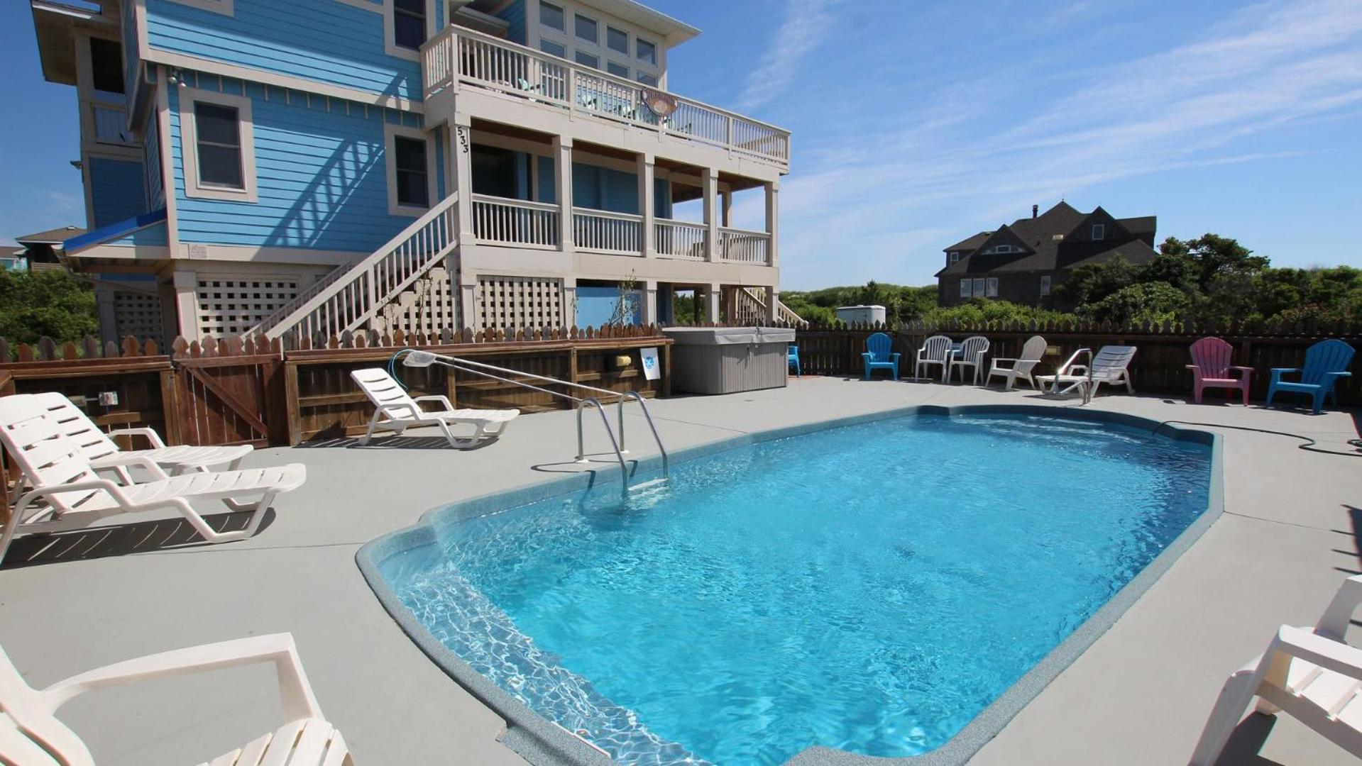 Semi-Oceanfront, ELEV, Ocean views, Private Pool, OS5C, Belle Atlantic