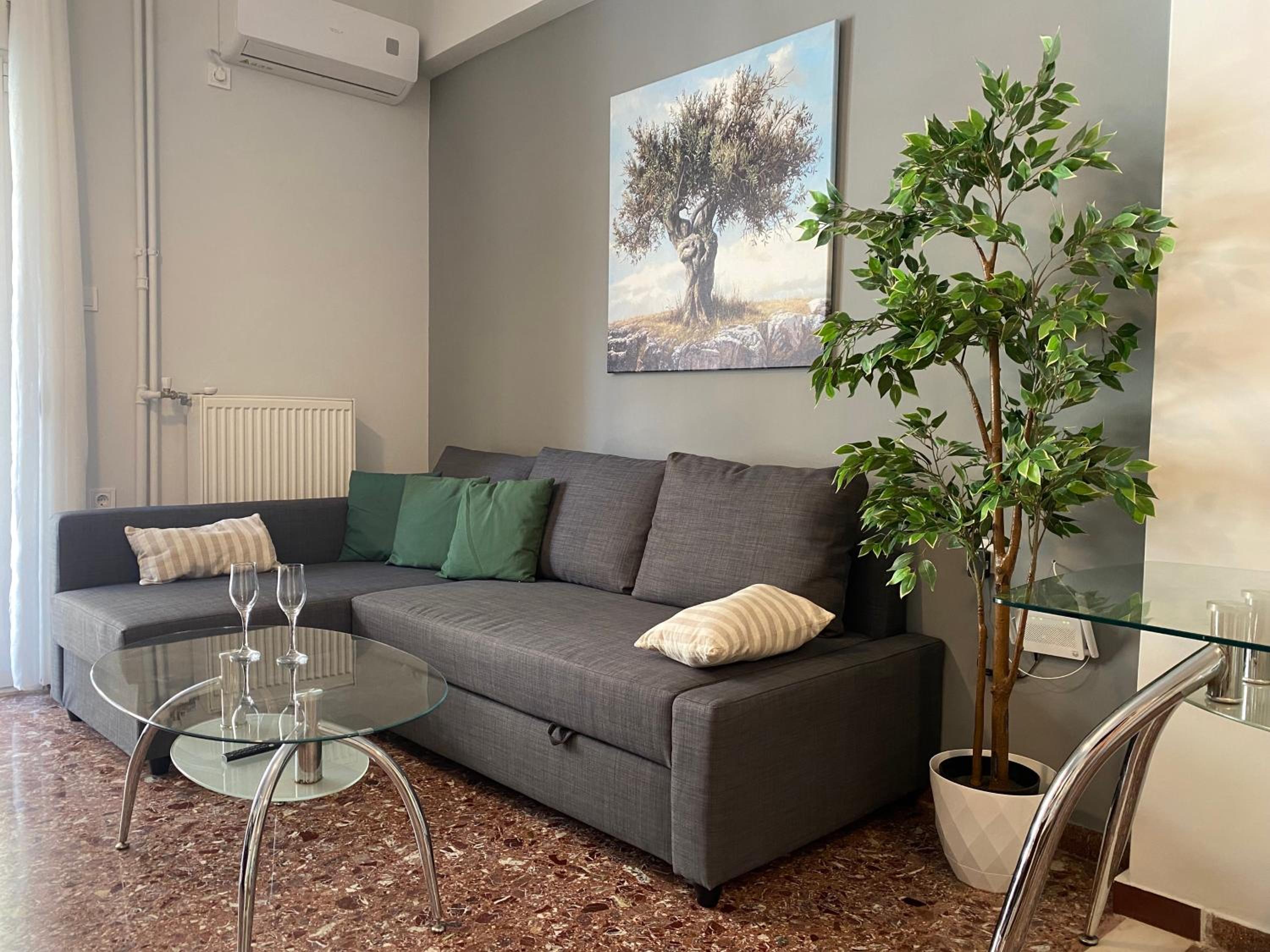 Olive tree Deluxe Apt 70m from Athens Metro
