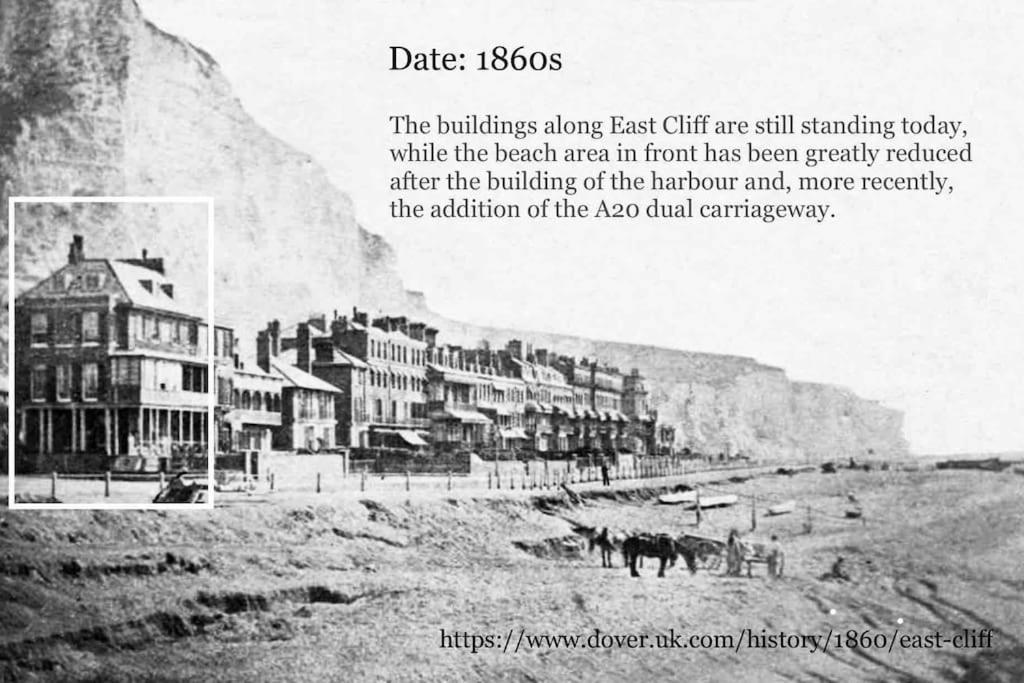Flat 4 Marine Parade House, 1 East Cliff- Next to Dover Port, White Cliffs, Beach, Castle view 3