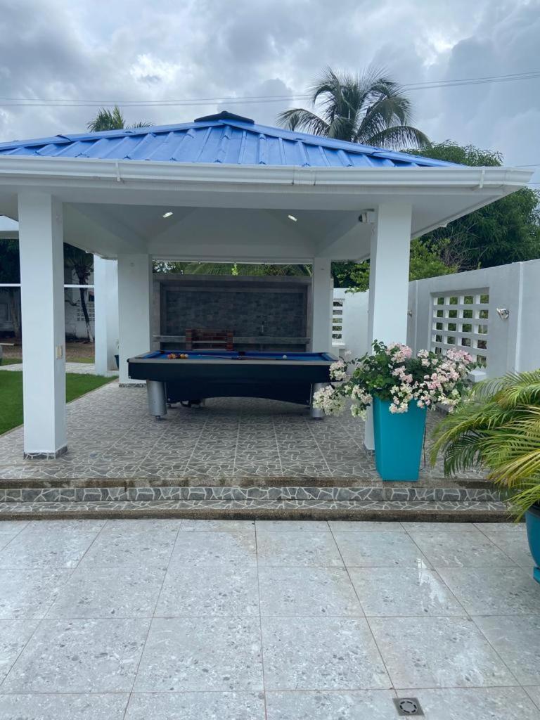 The blue house