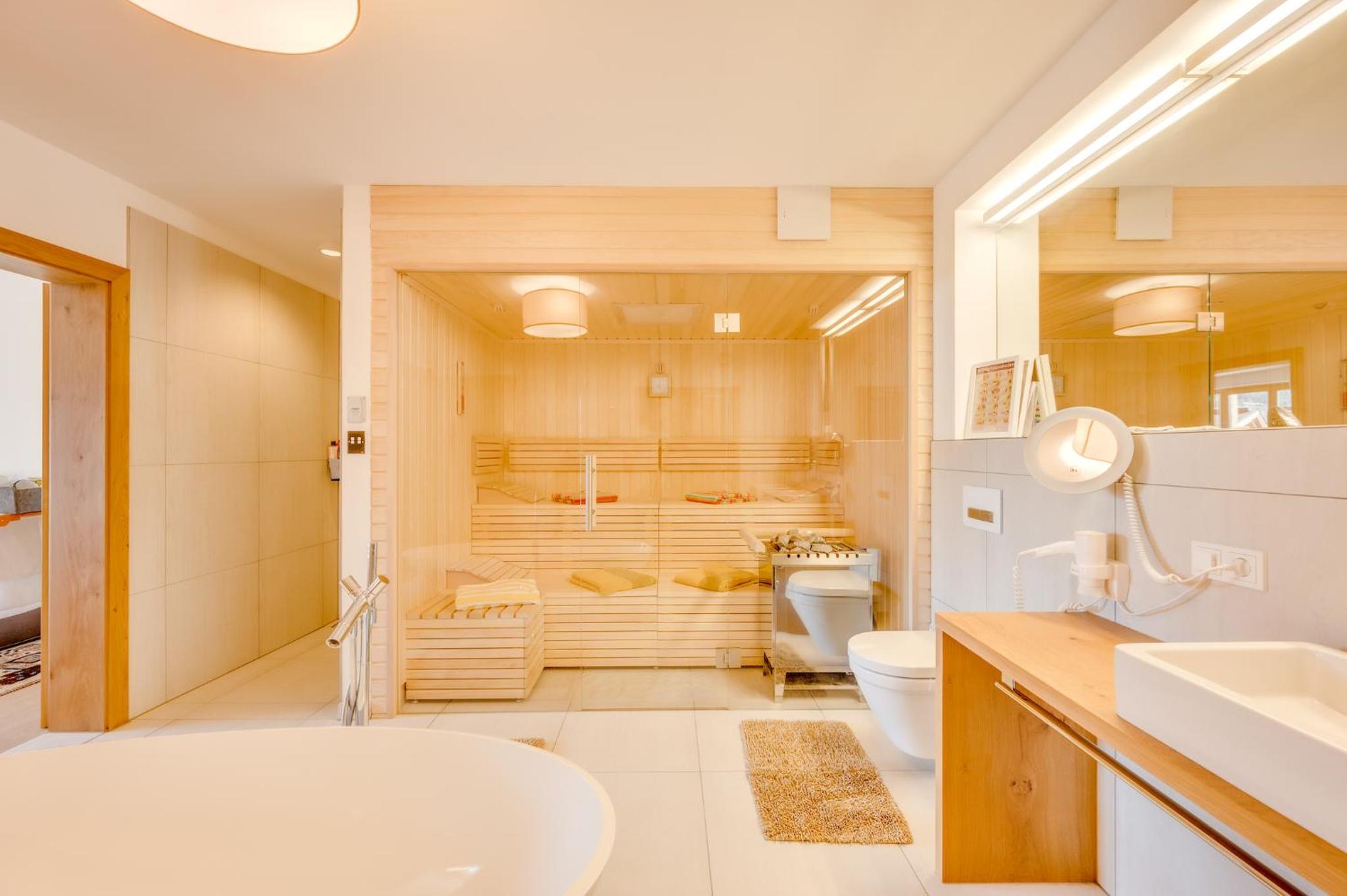 Luxus Chalet - Zentral - Poolblick mit Sauna