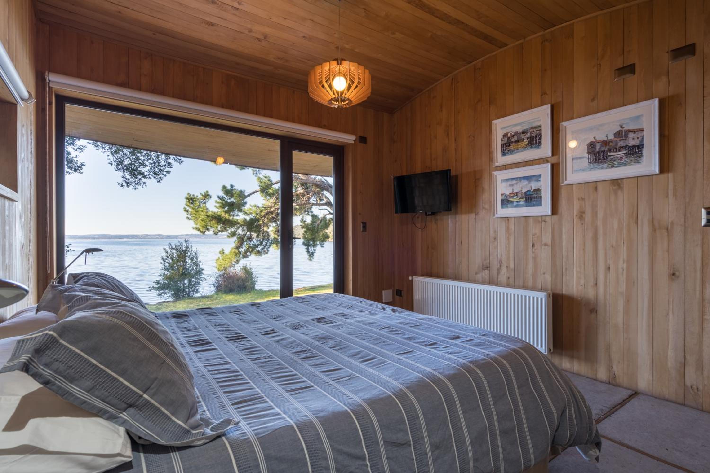 Casas Martín Pescador, Lago Huillinco, Chiloe