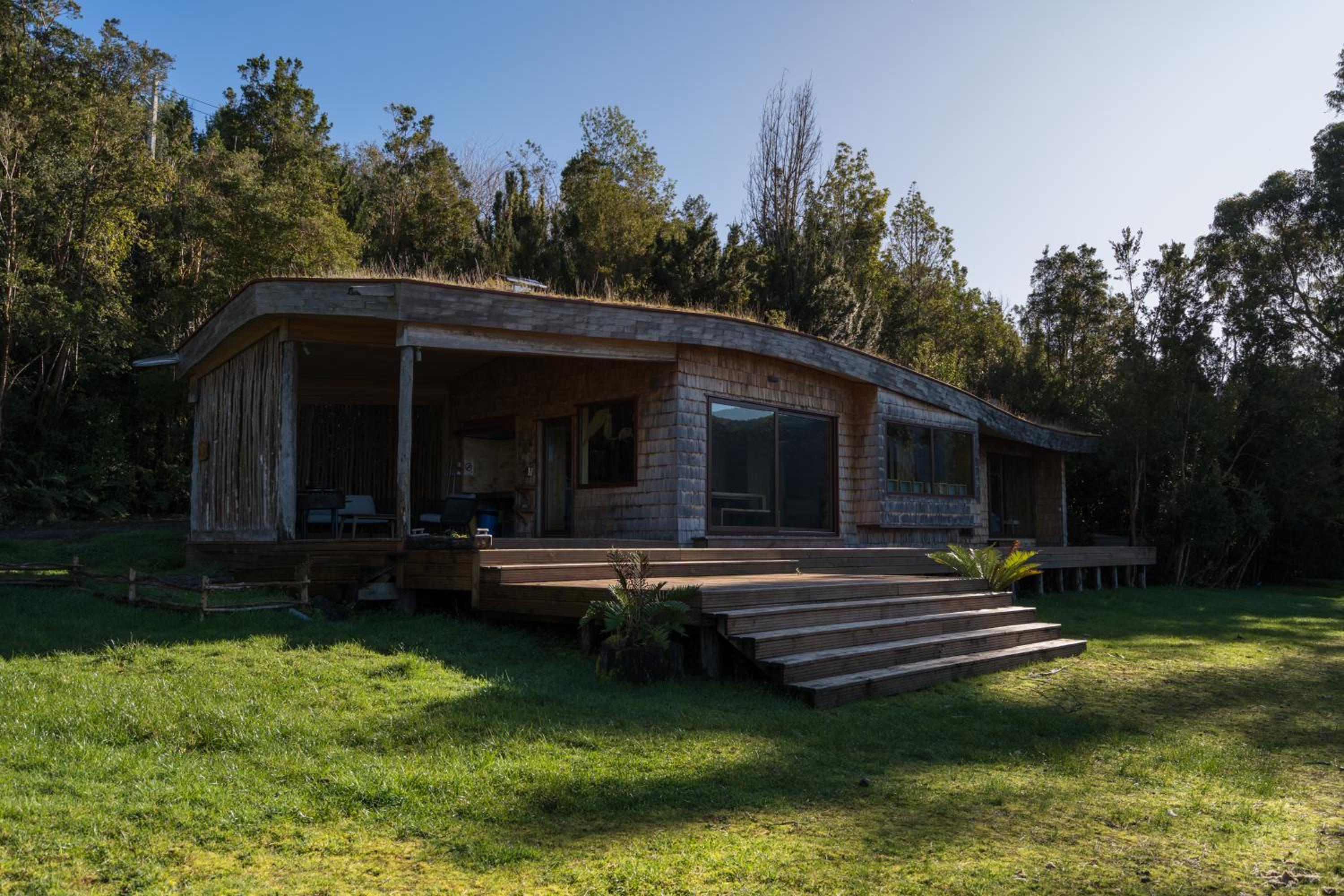 Casas Martín Pescador, Lago Huillinco, Chiloe
