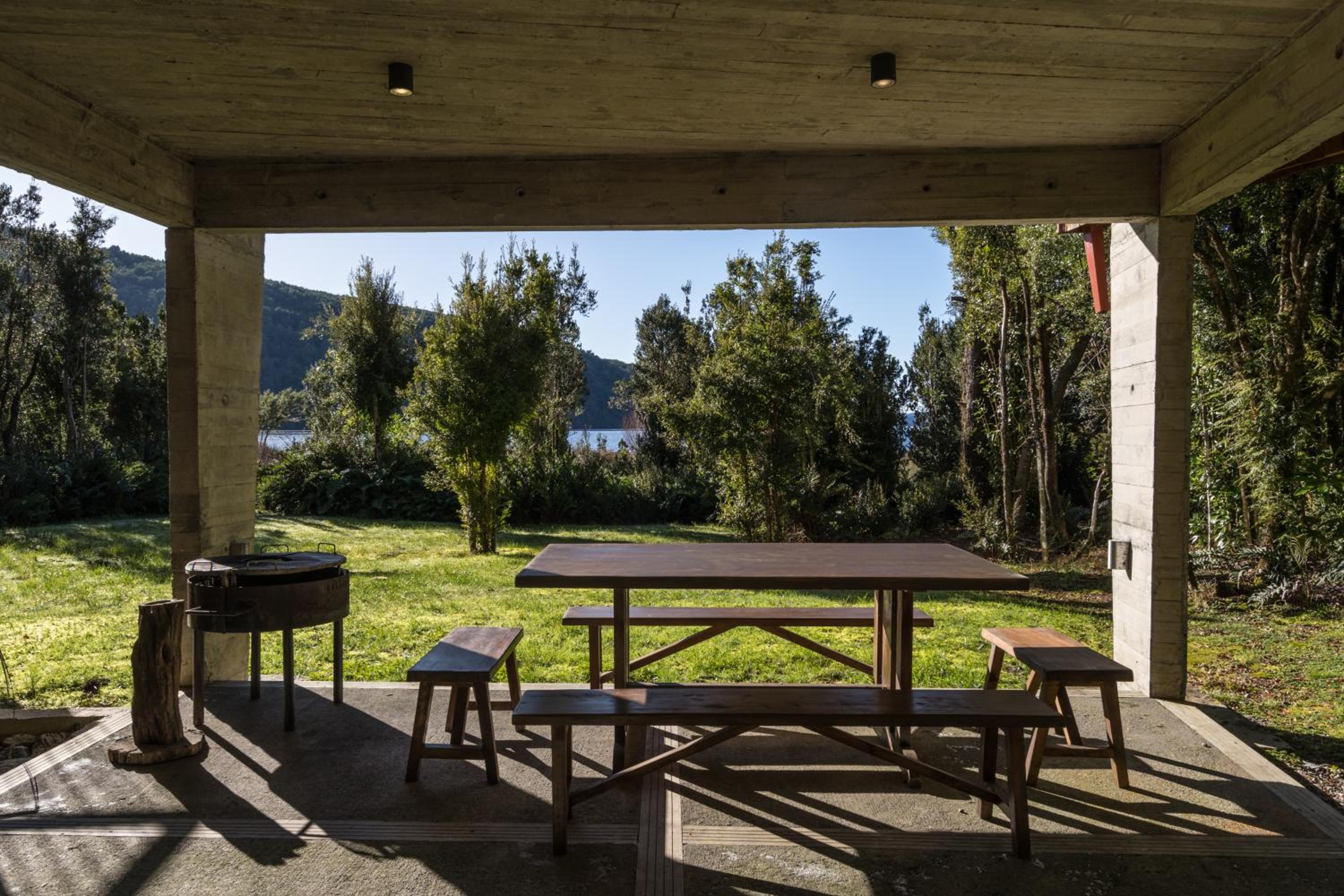 Casas Martín Pescador, Lago Huillinco, Chiloe