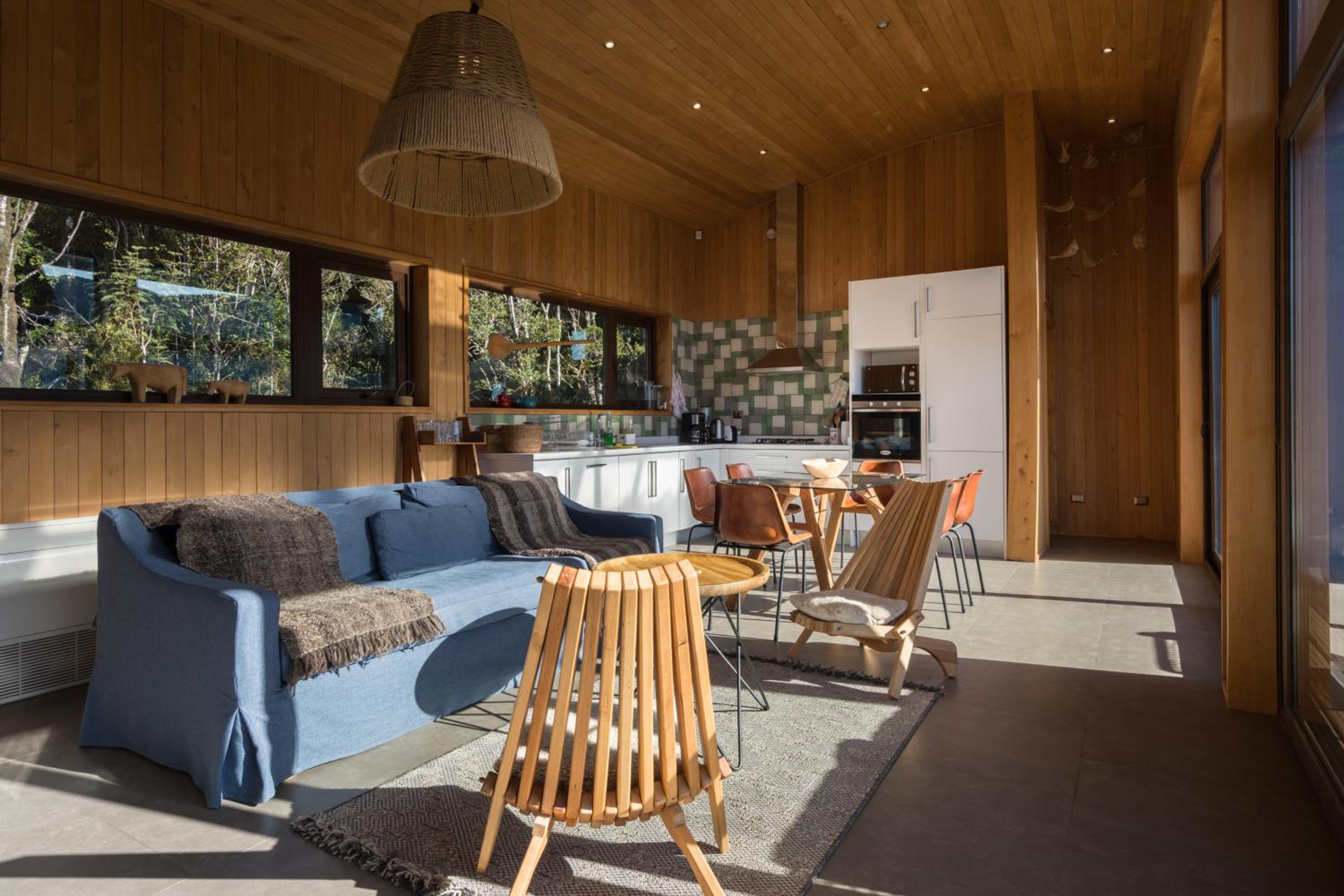 Casas Martín Pescador, Lago Huillinco, Chiloe
