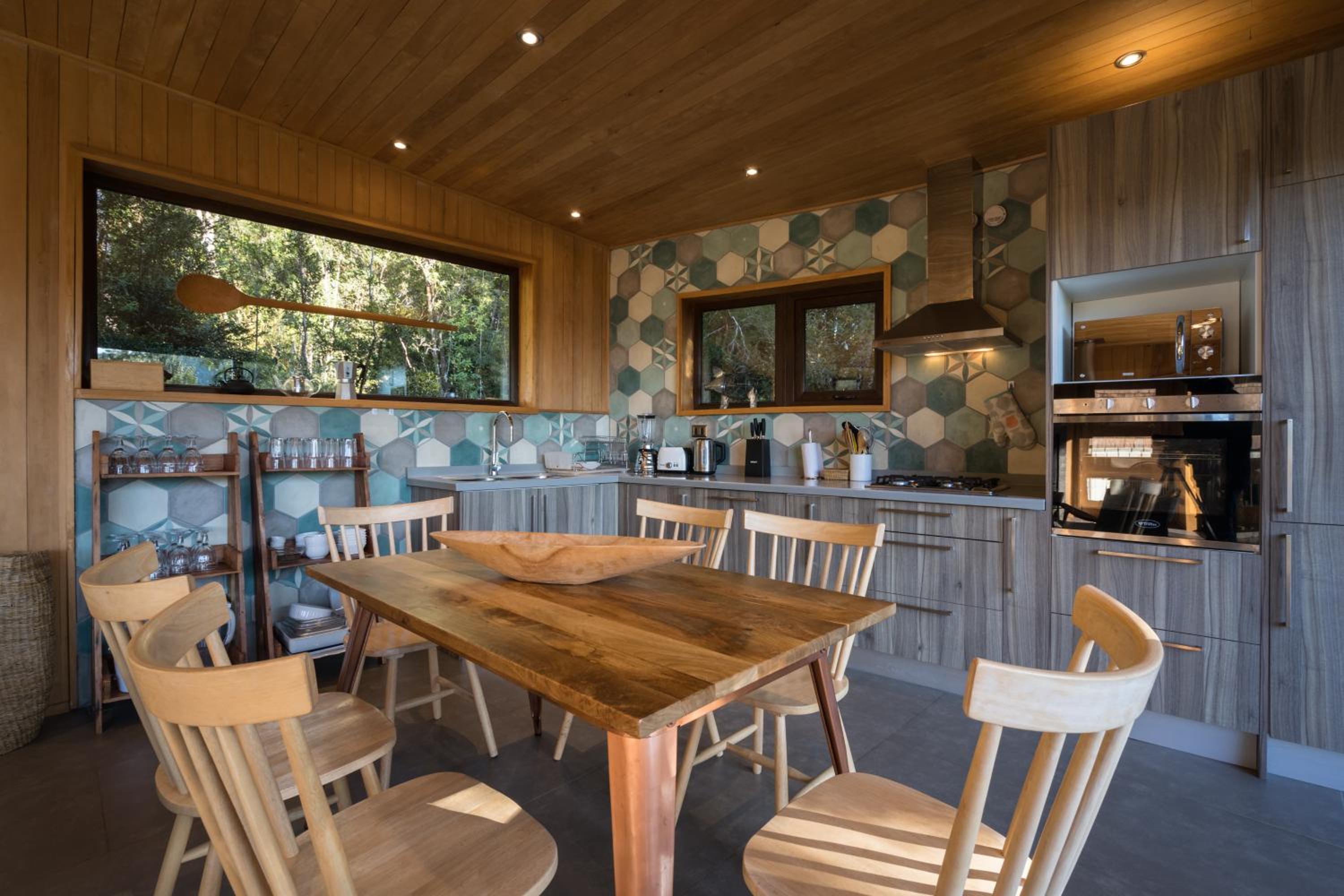 Casas Martín Pescador, Lago Huillinco, Chiloe