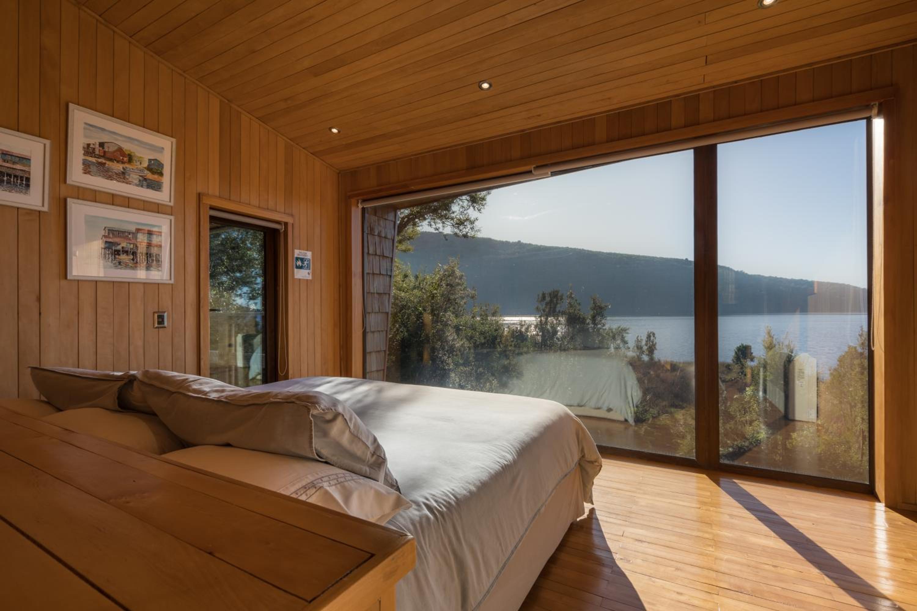Casas Martín Pescador, Lago Huillinco, Chiloe