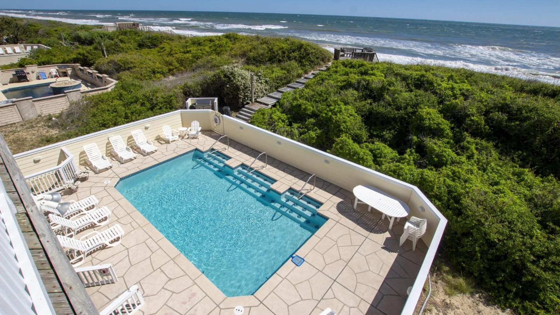 OCEANFRONT, Pool, ELEV, Pool Table, Ocean Views, PI256, Cabana Beach