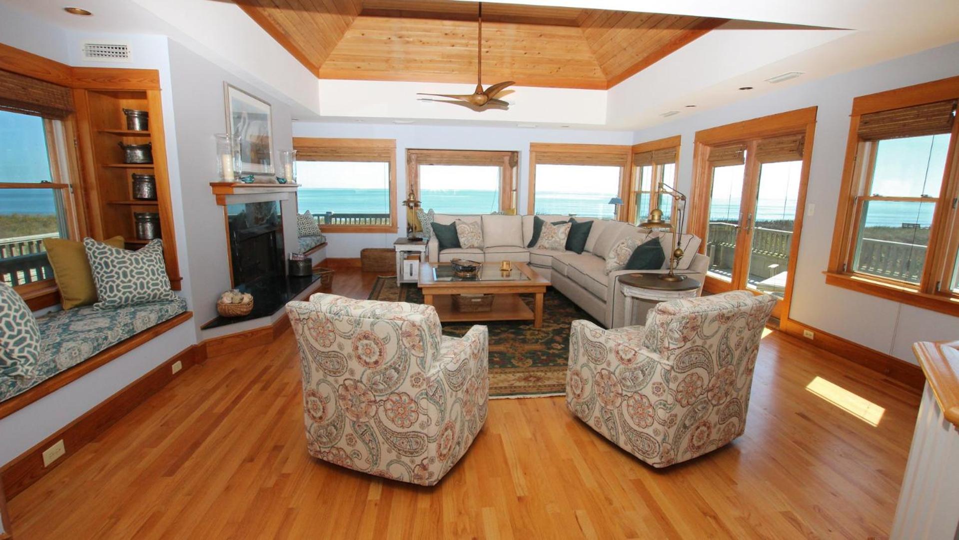 OCEANFRONT, Amazing Ocean and Sound Views, Scrnd Porch, PM1, Ariel