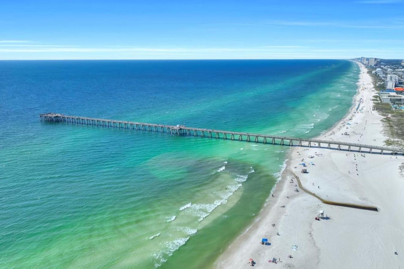 Newly redecorated, private balcony with serene gulf views, pool & hot tub! Central to fun in PCB! view 5
