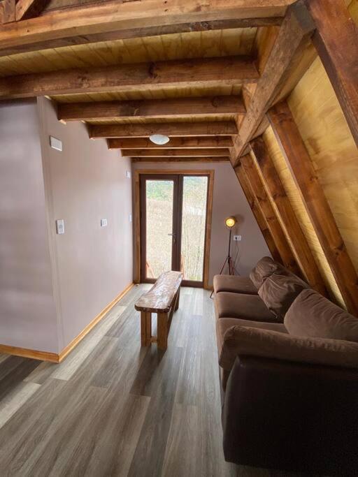 A-Frame con vista al río, desayuno y tinaja privada RAMĒ - Malalcahuello