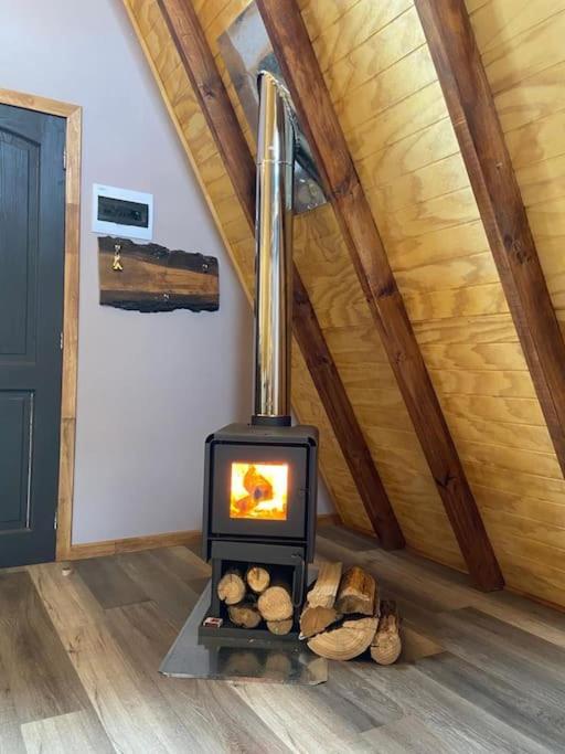 A-Frame con vista al río, desayuno y tinaja privada RAMĒ - Malalcahuello