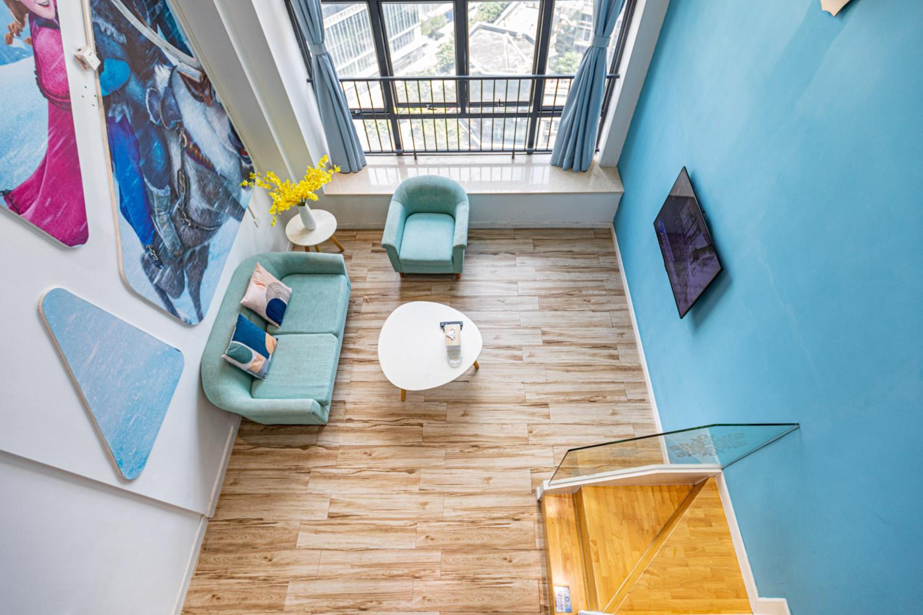 Lavendar Duplex Apartment