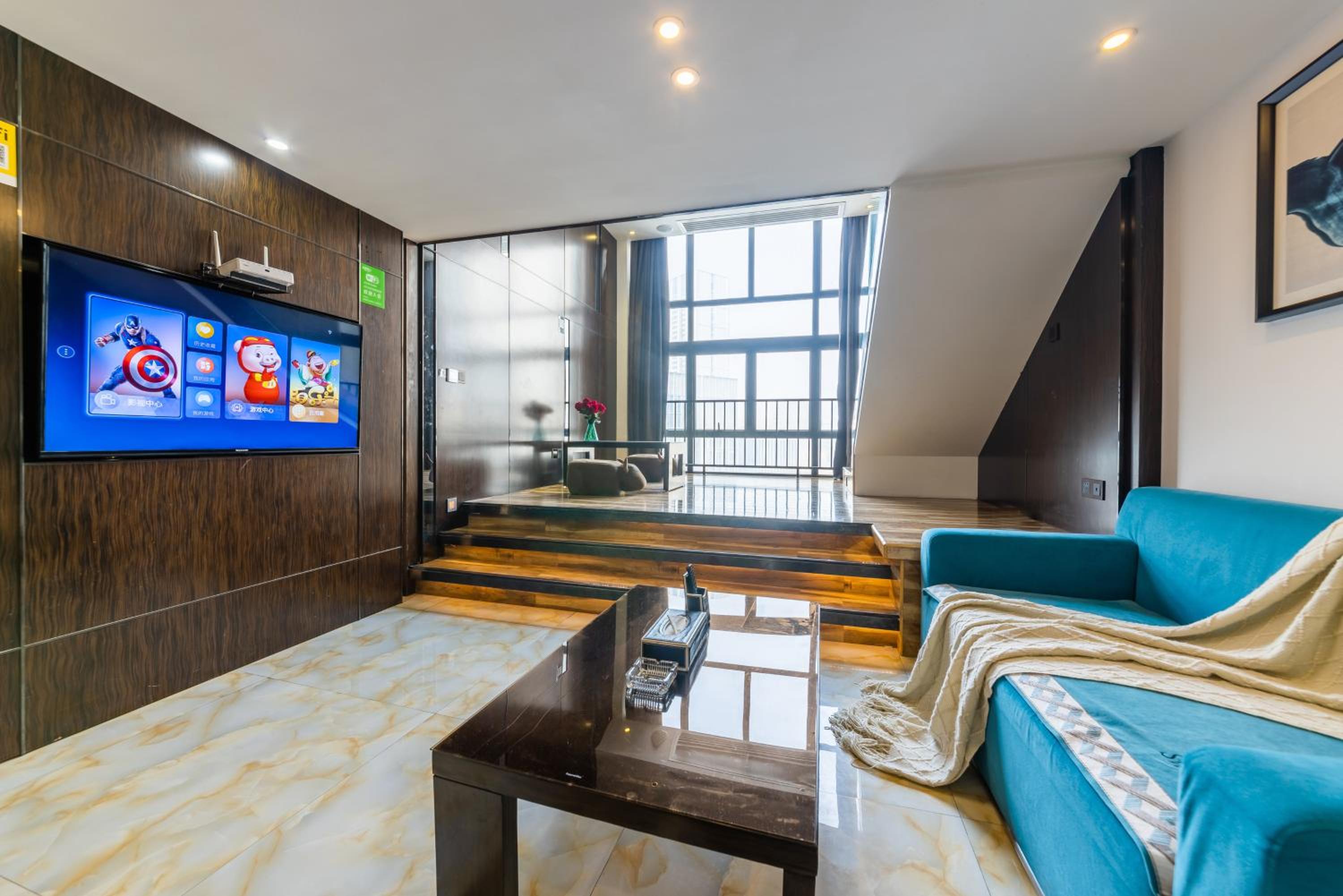 Lavendar Duplex Apartment
