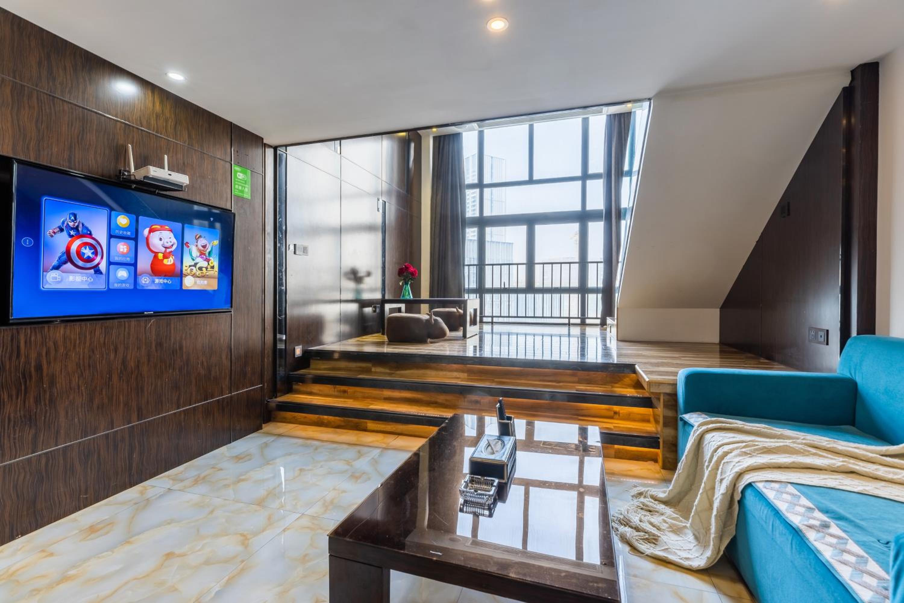 Lavendar Duplex Apartment