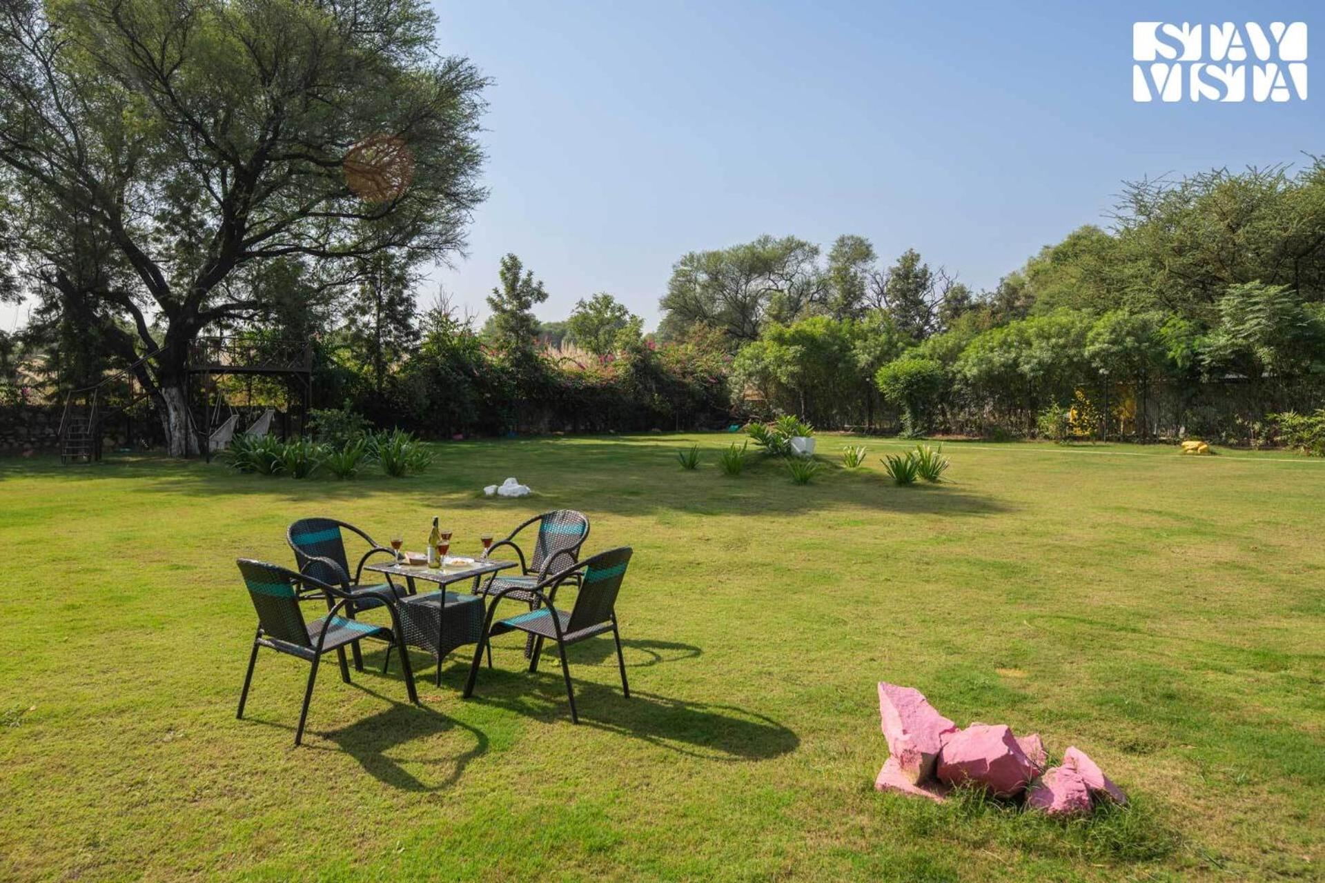 StayVista's Nature Ville - City Escape with Terrace-Balconies with View, Lawn & Gazebo view 3