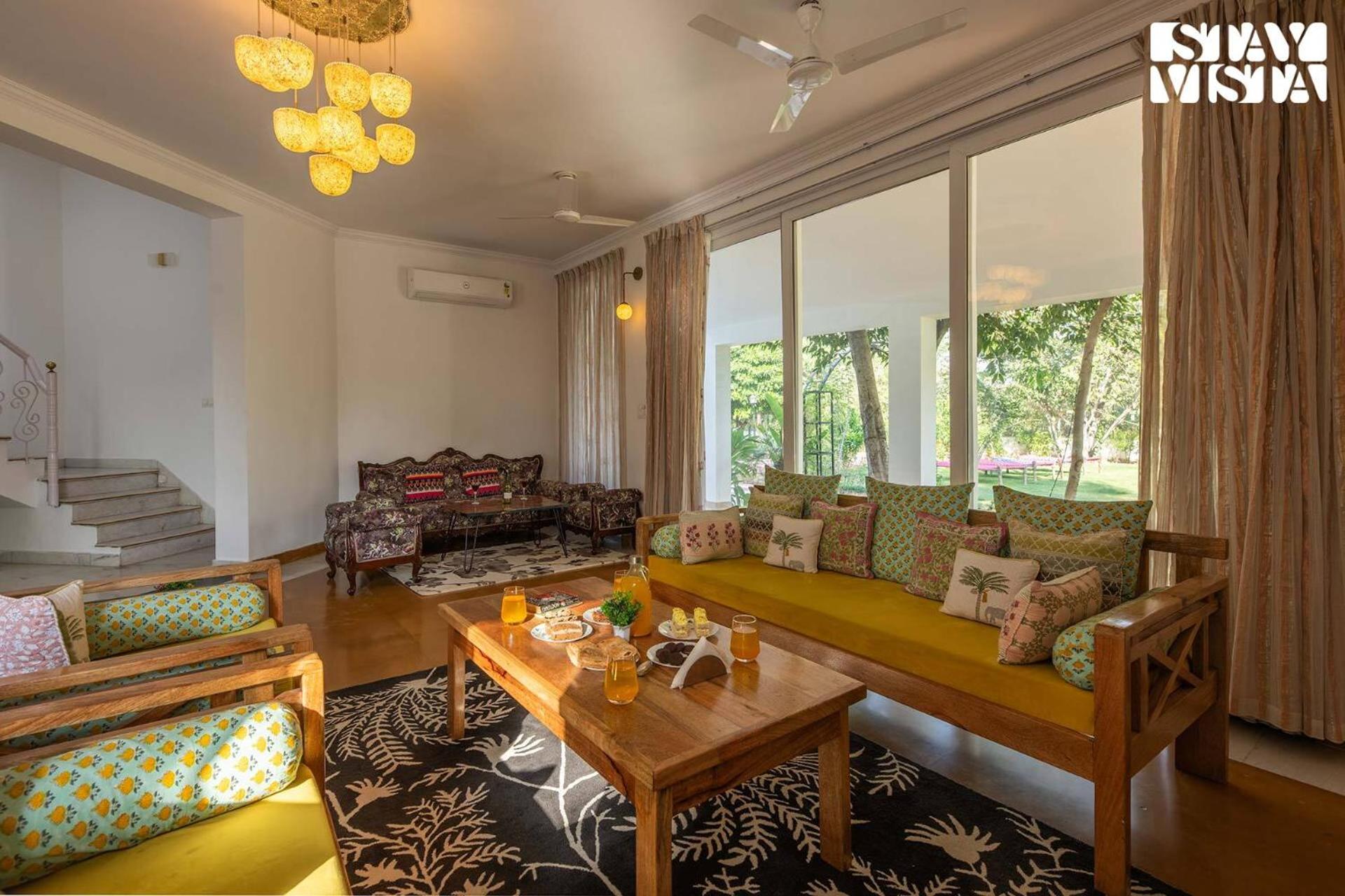 StayVista's Nature Ville - City Escape with Terrace-Balconies with View, Lawn & Gazebo view 5