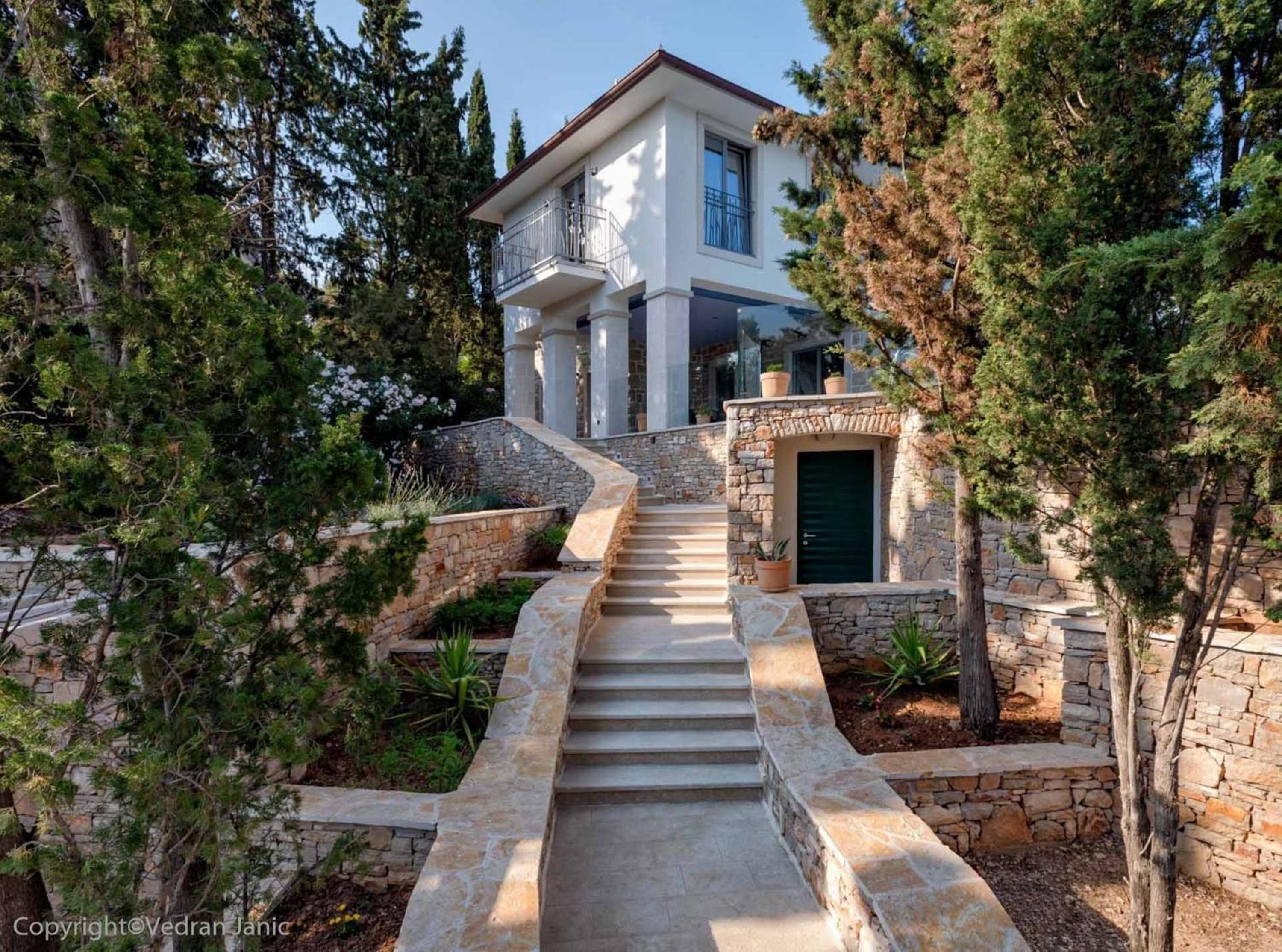 Beautiful Hvar Villa 4 Bedrooms Villa Stone Pine Private Infinity Pool view 4