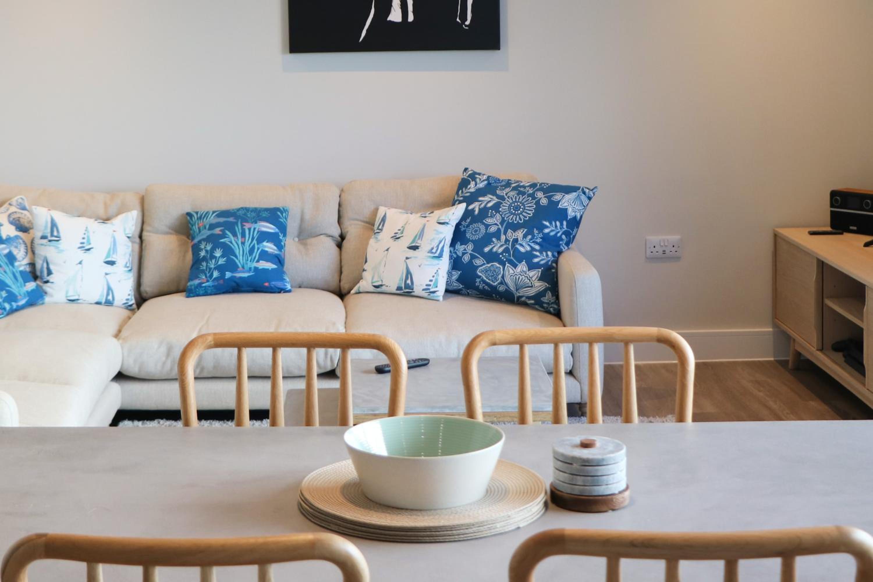 Stylish estuary view apartment