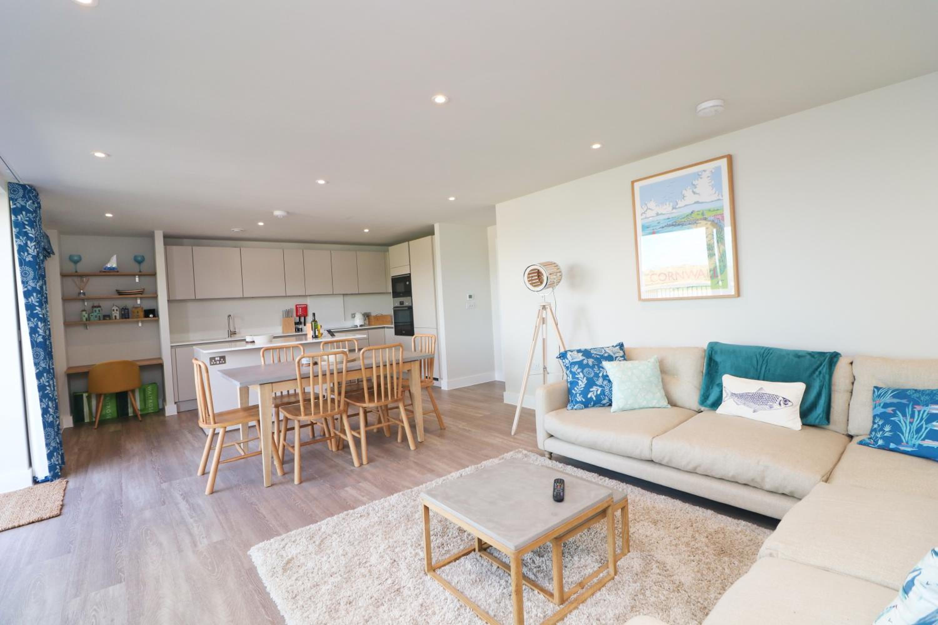 Stylish estuary view apartment