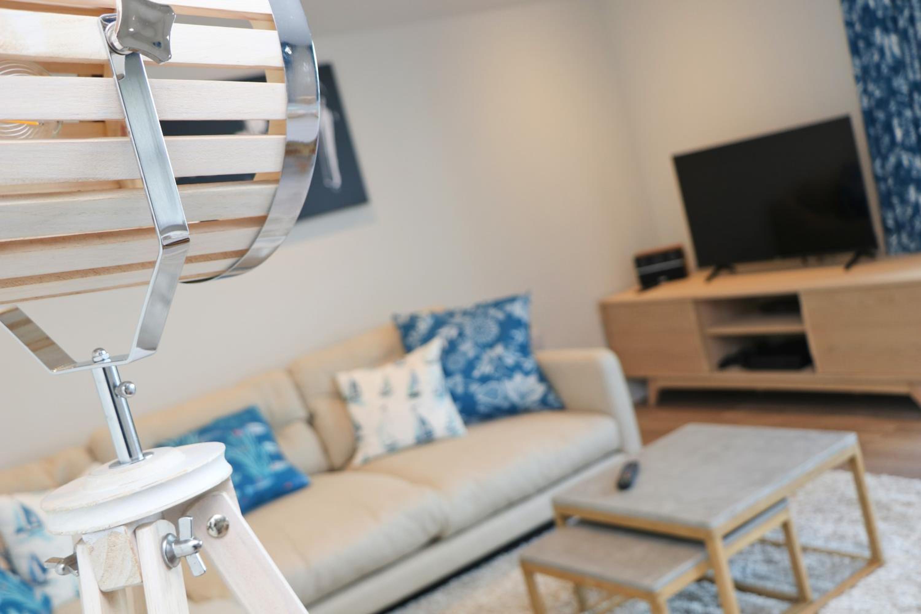 Stylish estuary view apartment